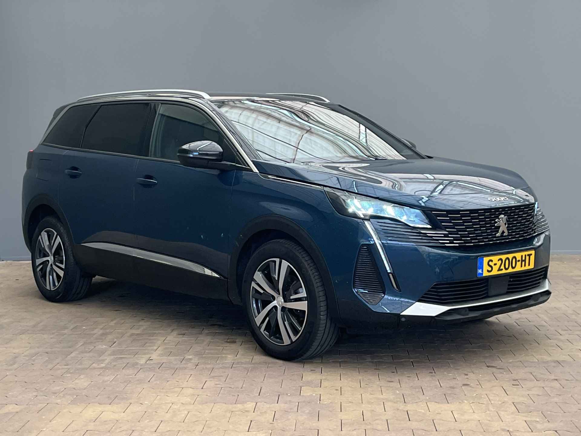 Peugeot 5008 1.2 130PK Allure | Camera | Automaat | 7 Pers | Leder\Stof | Elek.Klep | Keyless | 18'' Lichtmetaal | Clima | Navigatie | Carplay | LED | 2023! | Cruise | - 12/45