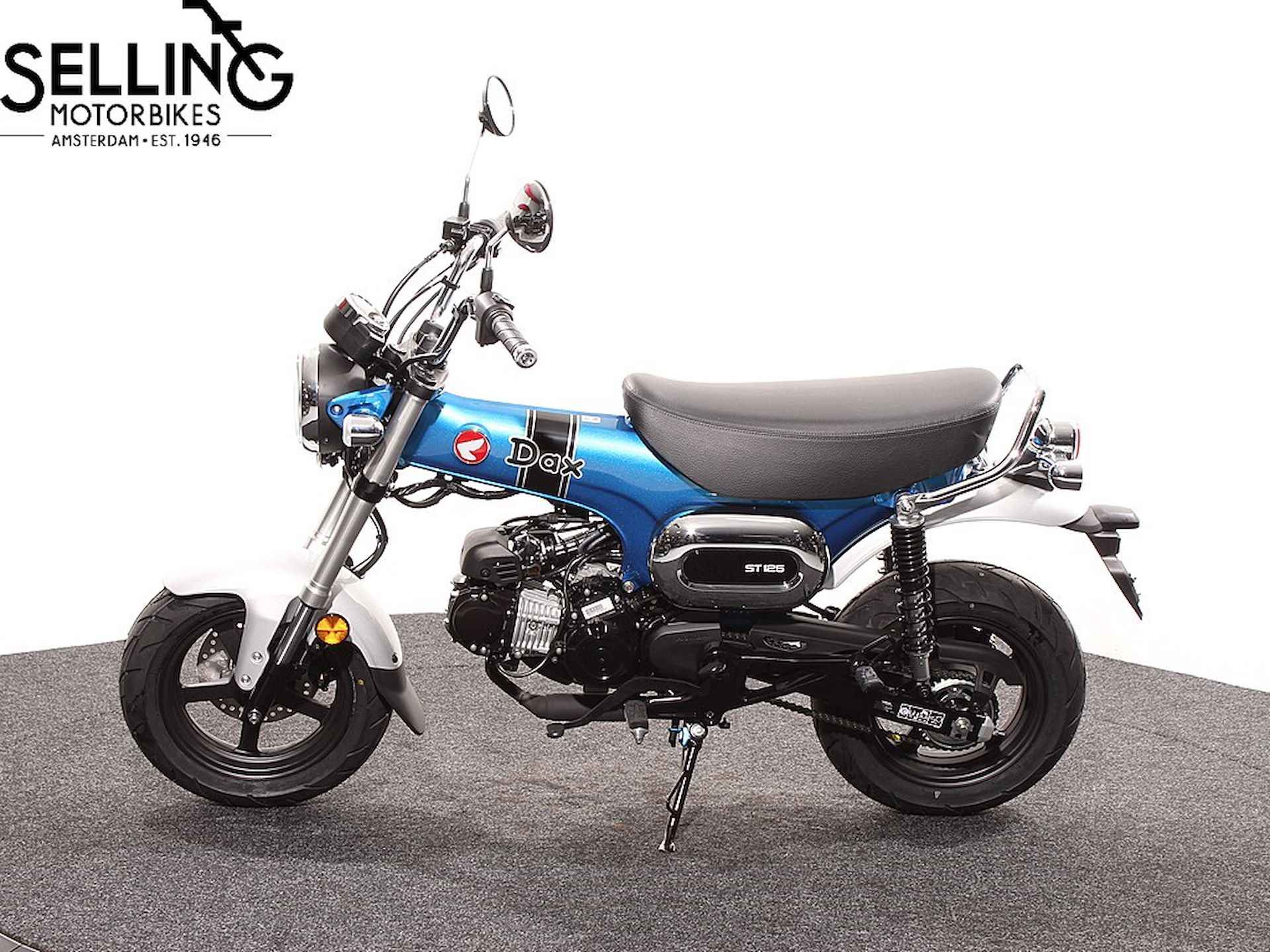 Honda ST 125 DAX B231 Pearl Glitterig Blue - 4/7