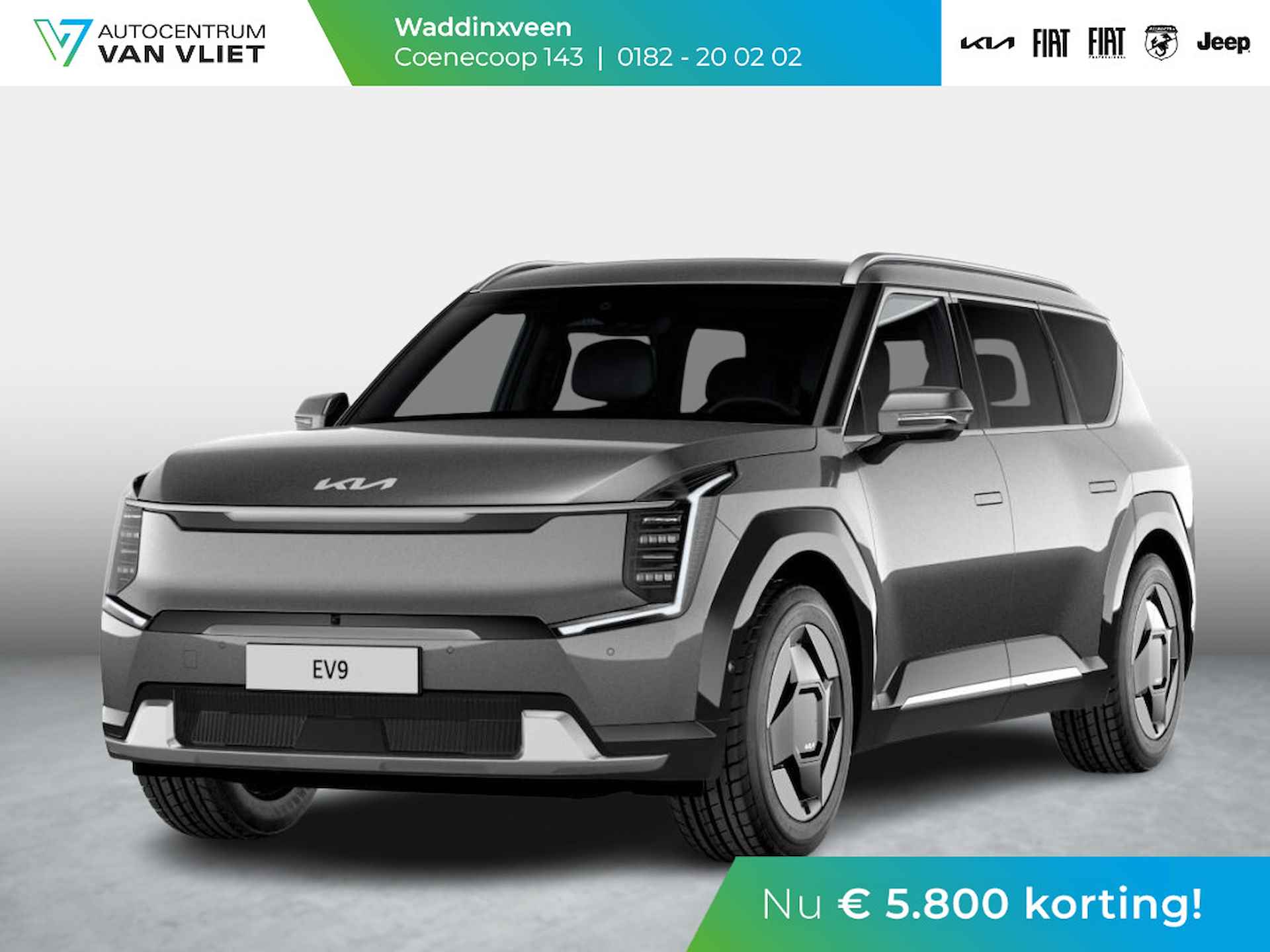 Kia EV9 Plus AWD 99.8 kWh | Uit voorraad leverbaar | Navi | Camera | Clima | 7-Zits