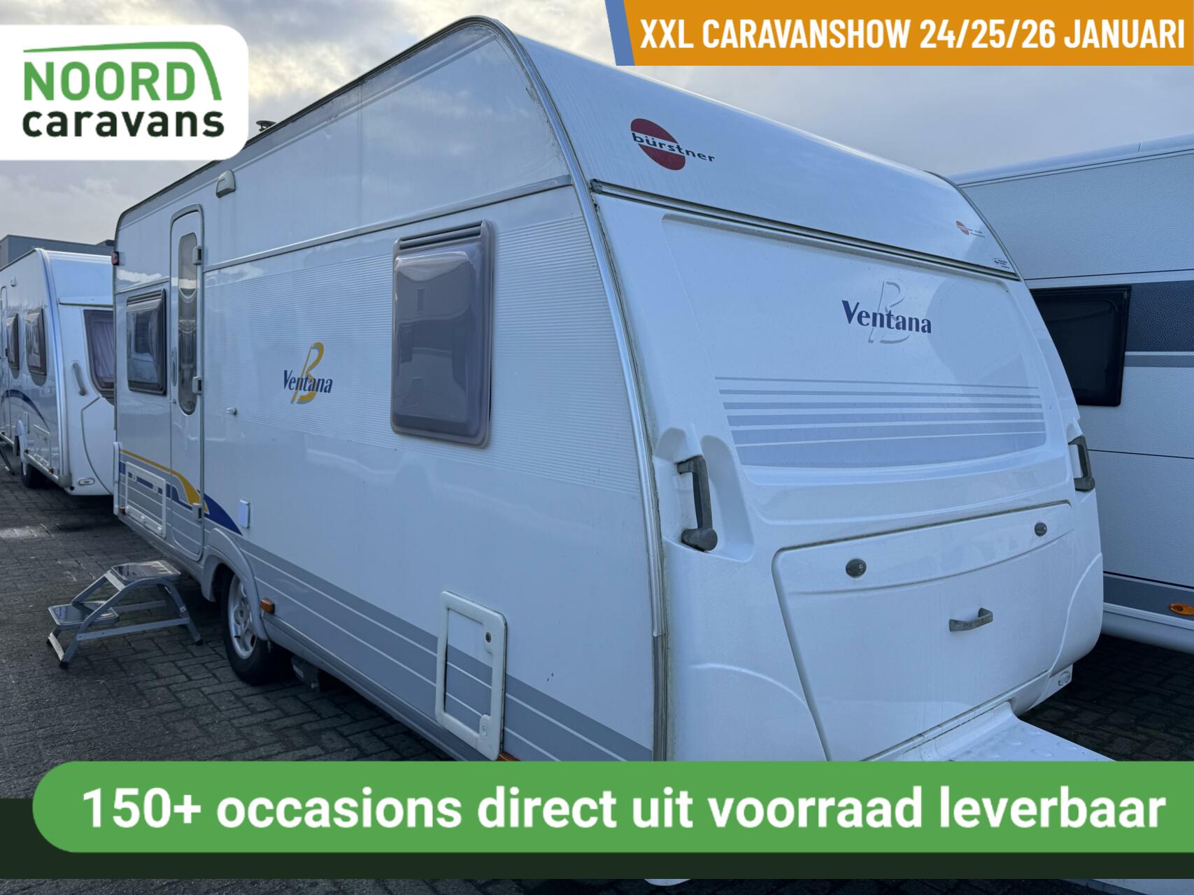 BUERSTNER VENTANA 470 FRANSBED + MOVER + VOORTENT + LUIFEL