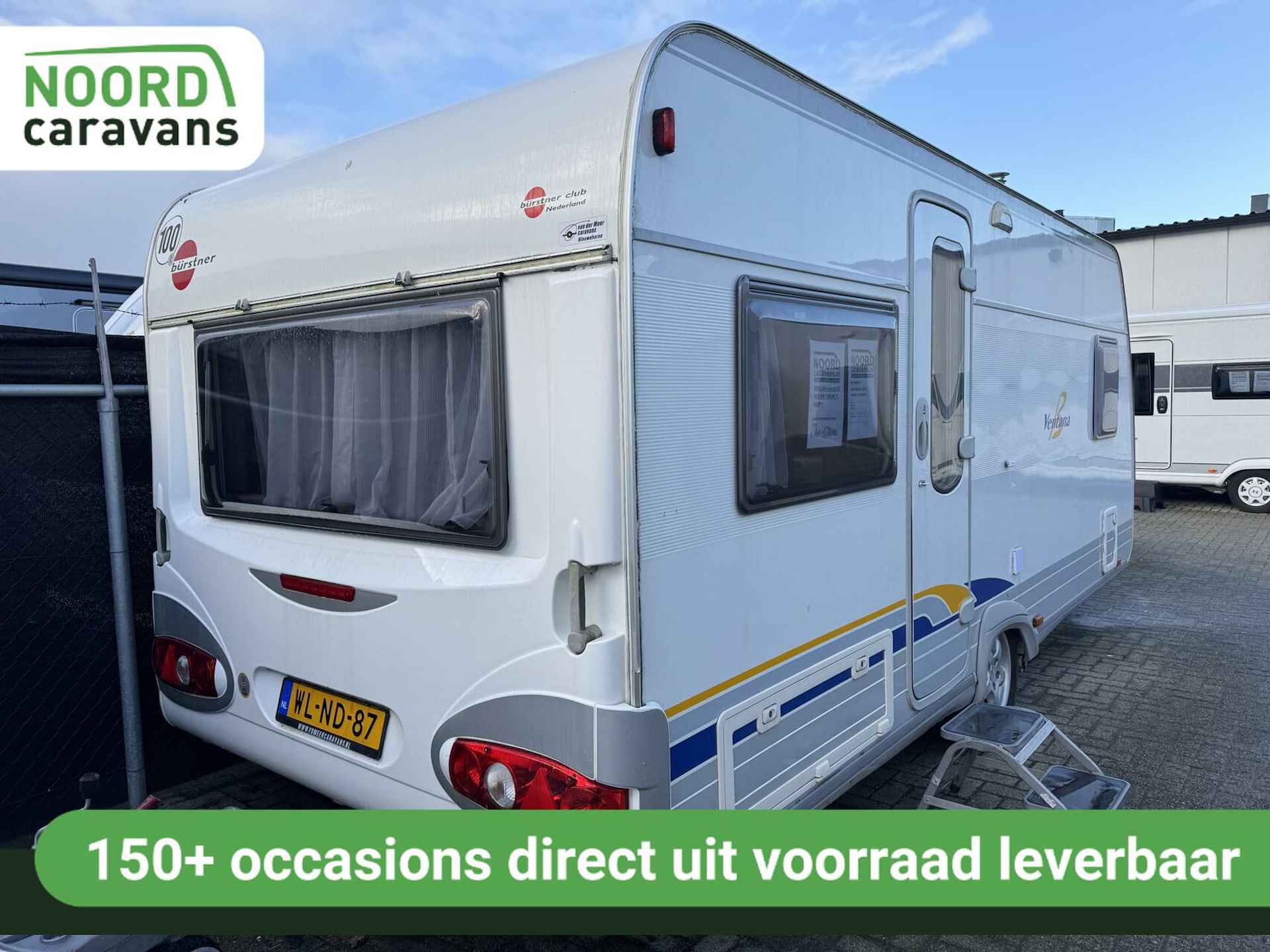 BUERSTNER VENTANA 470 FRANSBED + MOVER + VOORTENT + LUIFEL - 2/18