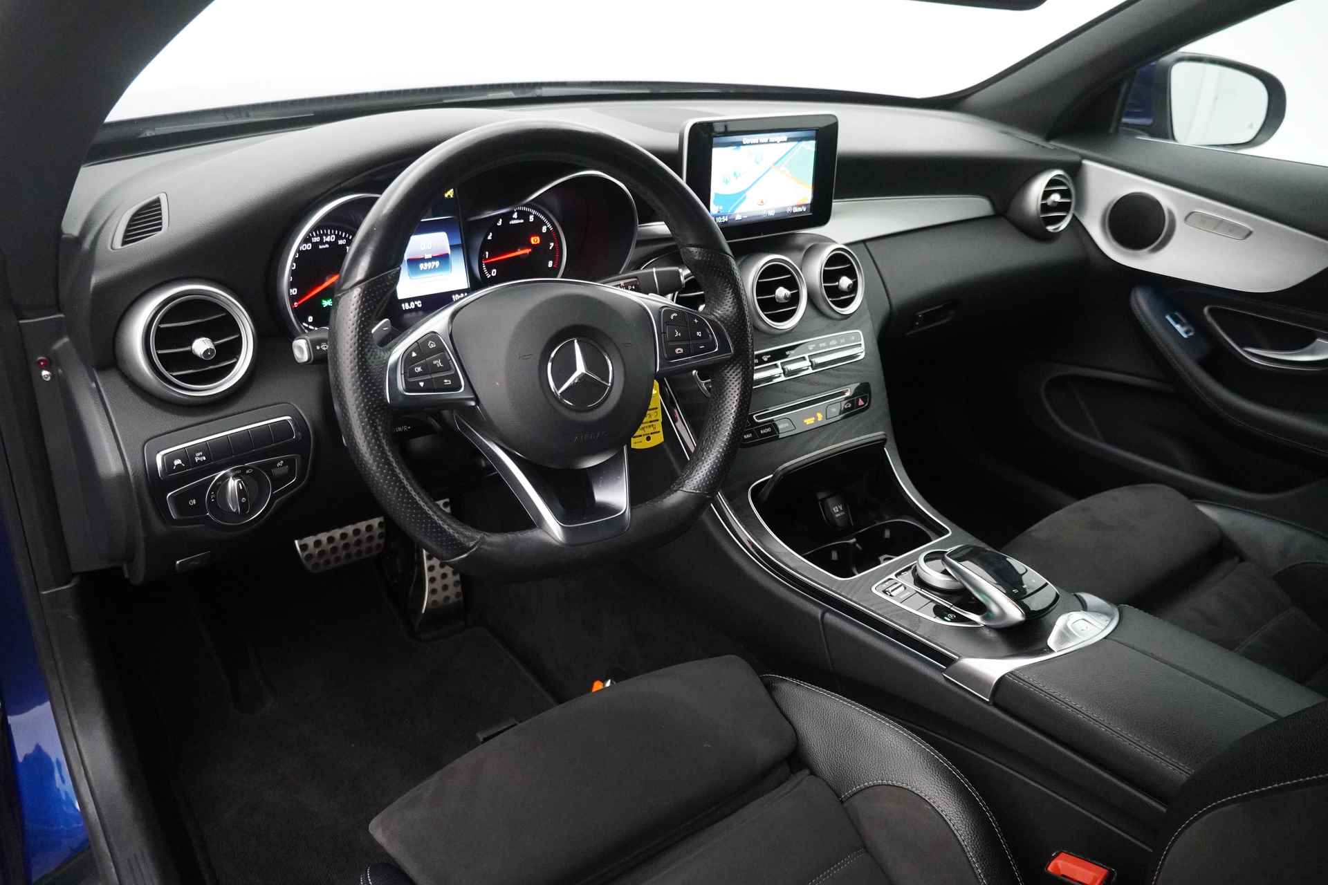 Mercedes-Benz C-Klasse Cabrio BWJ 2017 200 184 PK AMG Premium Plus HALF LEER-ALCANTARA/ STOELVERWARMING / NEKVERWARMING / CLIMA / LED / CRUISE / XENON / PDC / - 5/31