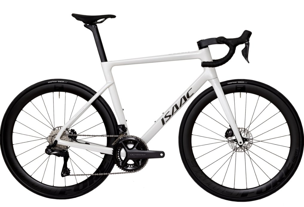 Isaac Boson Ultegra DI2, Fore 5 Mineral White XL 2023 bij viaBOVAG.nl