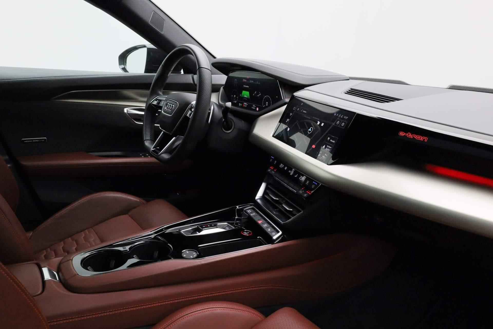Audi e-tron GT edition ZERO 93 kWh 476PK - incl. BTW | 12% Bijtelling | Warmtepomp | Pano | Laser LED | 360 camera | Leer | 20 inch | B&O - 49/54