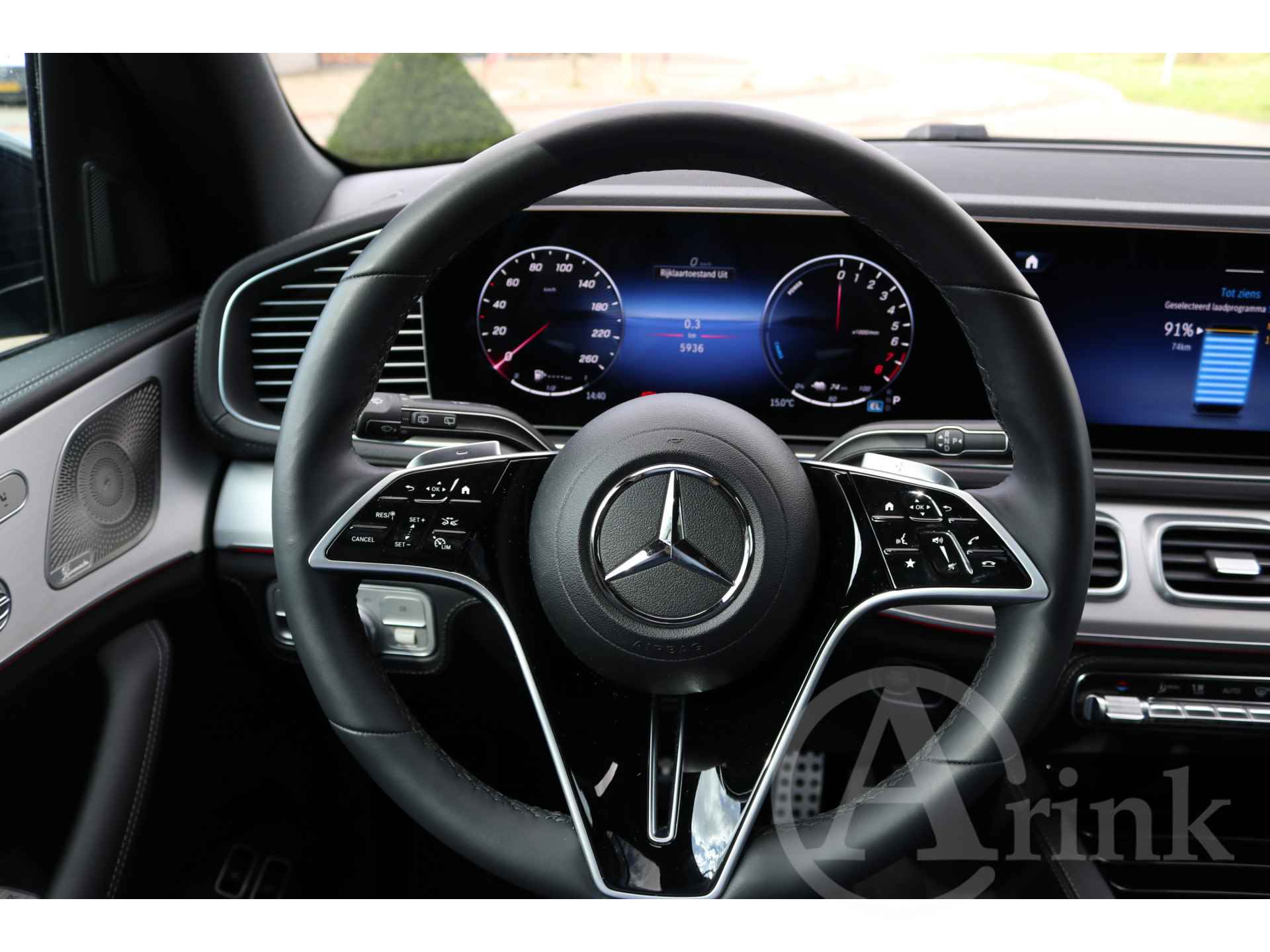 Mercedes-Benz GLE 400 e 4MATIC AMG Line Airmatic, Rijassistentiepakket, Trekhaak, Panoramadak - 22/47