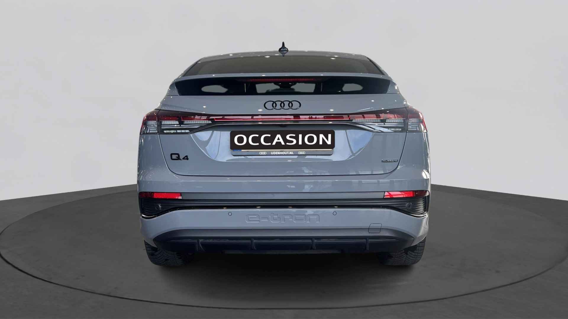 Audi Q4 Sportback e-tron 50 Quattro 300PK S edition 21" LM / Optiekpakket zwart / Stoelverwarming - 9/27