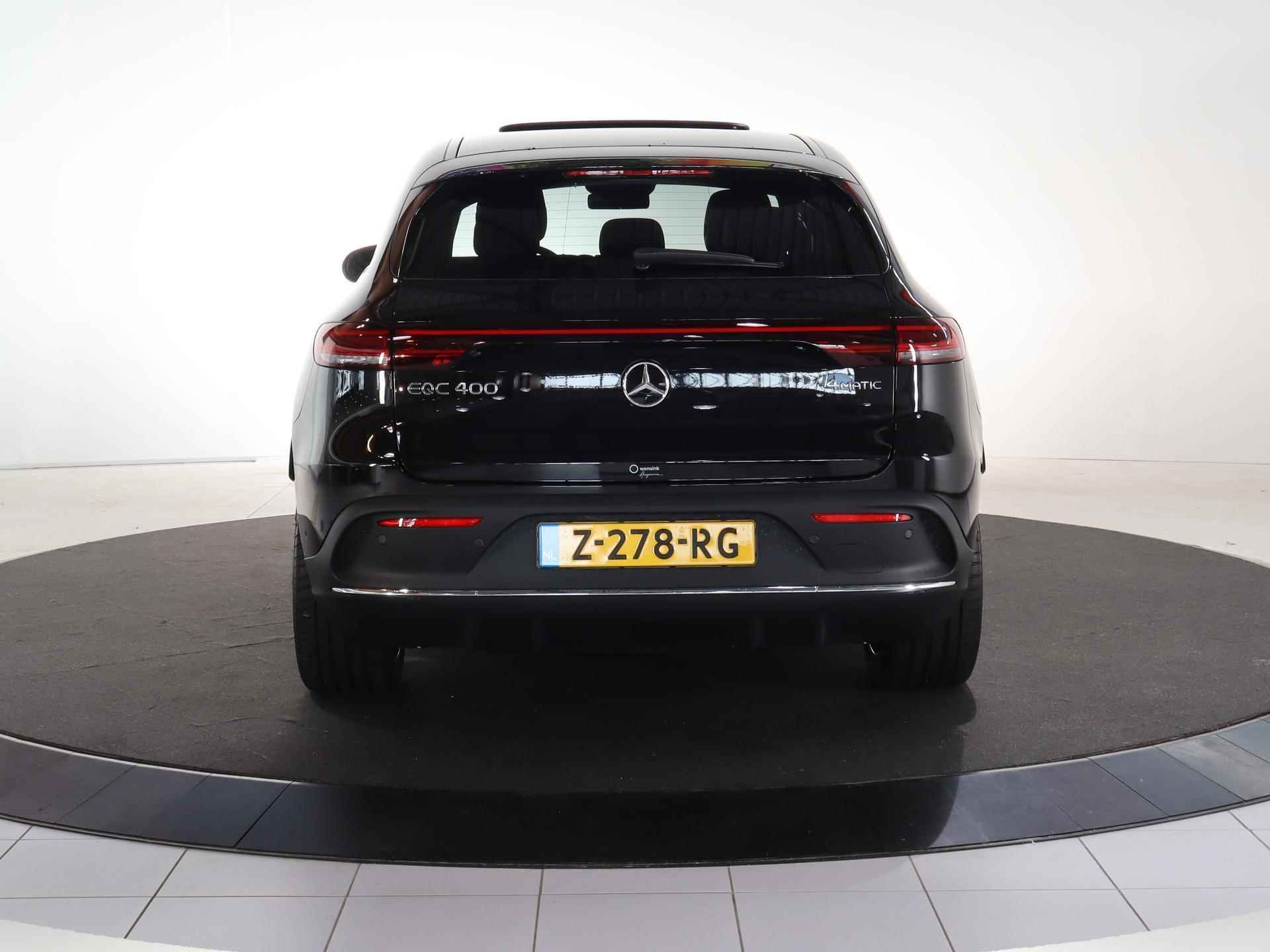 Mercedes-Benz EQC 400 4MATIC AMG Line Premium Plus 80 kWh | Schuifdak | 360 camera | Adaptive cruise control | Trekhaak | Memory stoelen | 21" | - 5/28