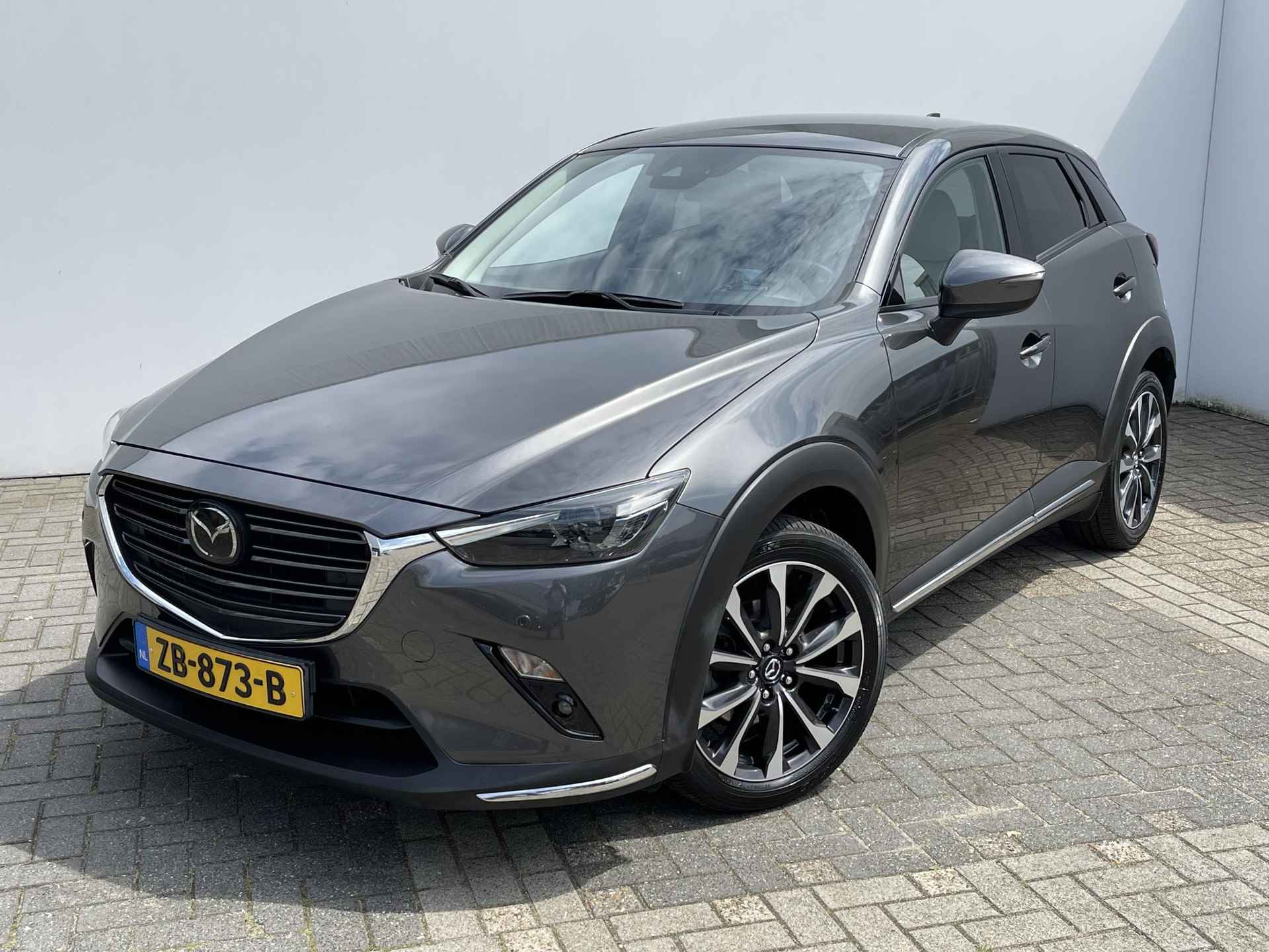 Mazda CX-3 2.0 SkyActiv-G 120 GT-M | AUTOMAAT | LEDER | STUUR & STOELVERWARMING | NAVI | CAMERA | ETC... - 13/36