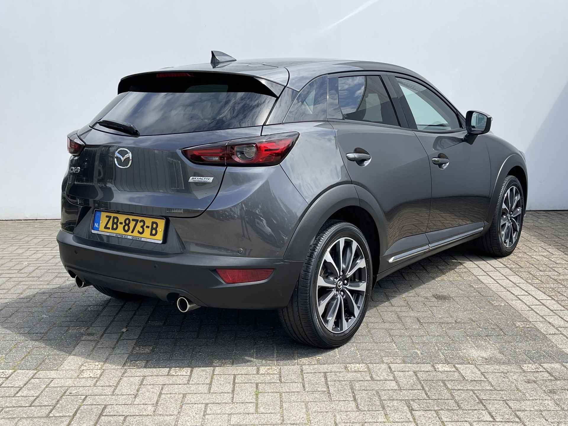 Mazda CX-3 2.0 SkyActiv-G 120 GT-M | AUTOMAAT | LEDER | STUUR & STOELVERWARMING | NAVI | CAMERA | ETC... - 10/36