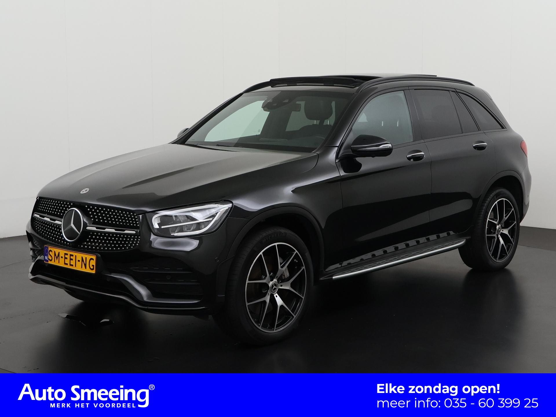 Mercedes-Benz GLC-klasse 300e 4MATIC Premium Plus AMG Night | Panoramadak | Leder | Mem stoel | Adaptive cruise | Zondag Open!