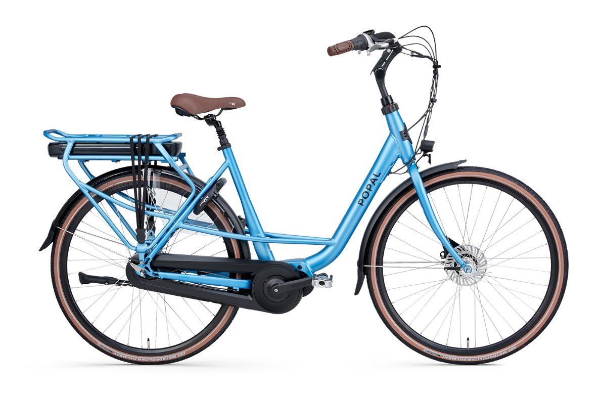 Popal Maeve MM Elektrische moederfiets Dames Blauw 53cm 2022