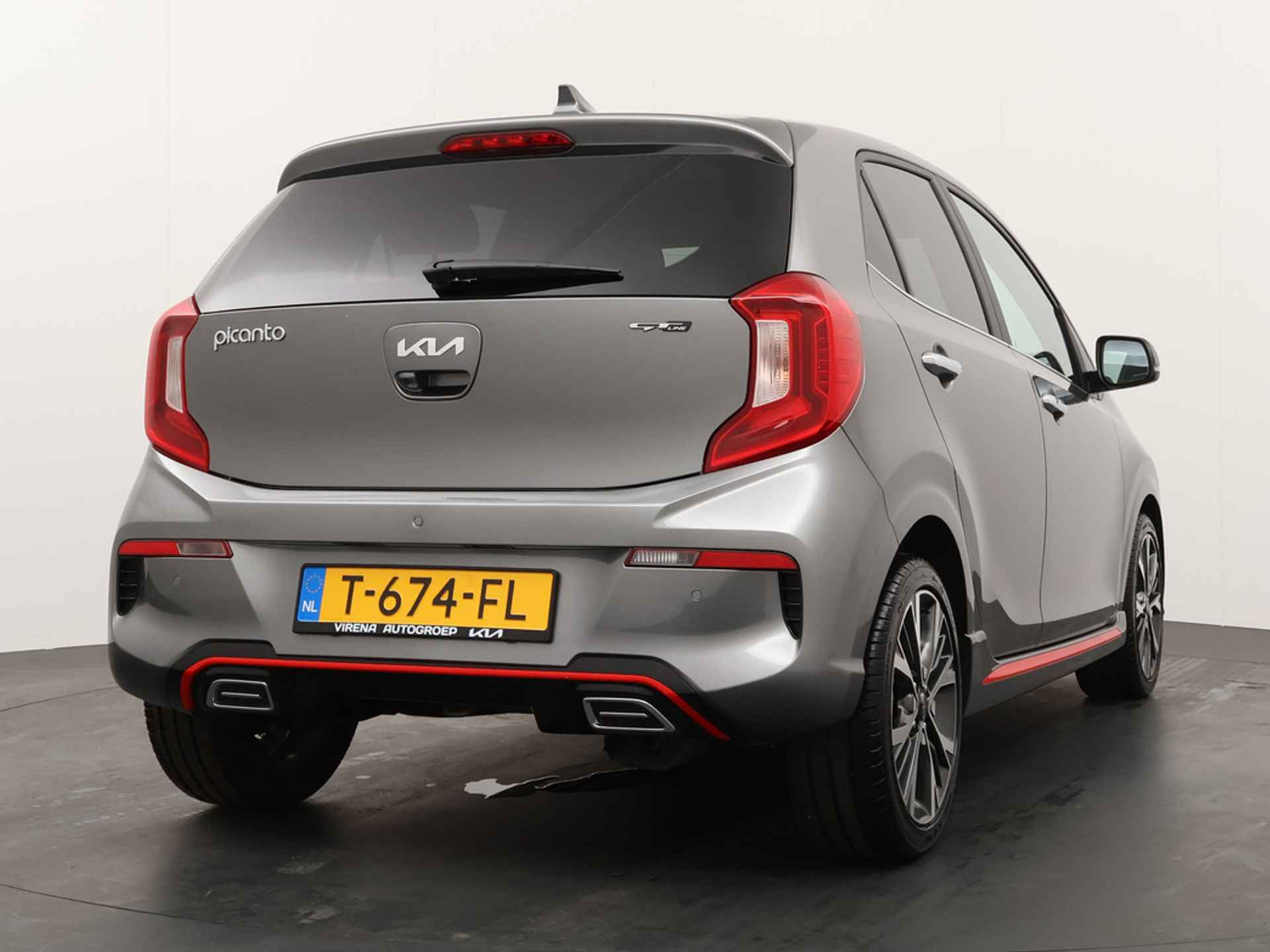 Kia Picanto 1.0 T-GDi GT-Line 5p 100PK! - Cruise Control - Leder - Climate Control - Navigatie - Apple/Android Carplay - Fabrieksgarantie Tot 2030 - 7/50