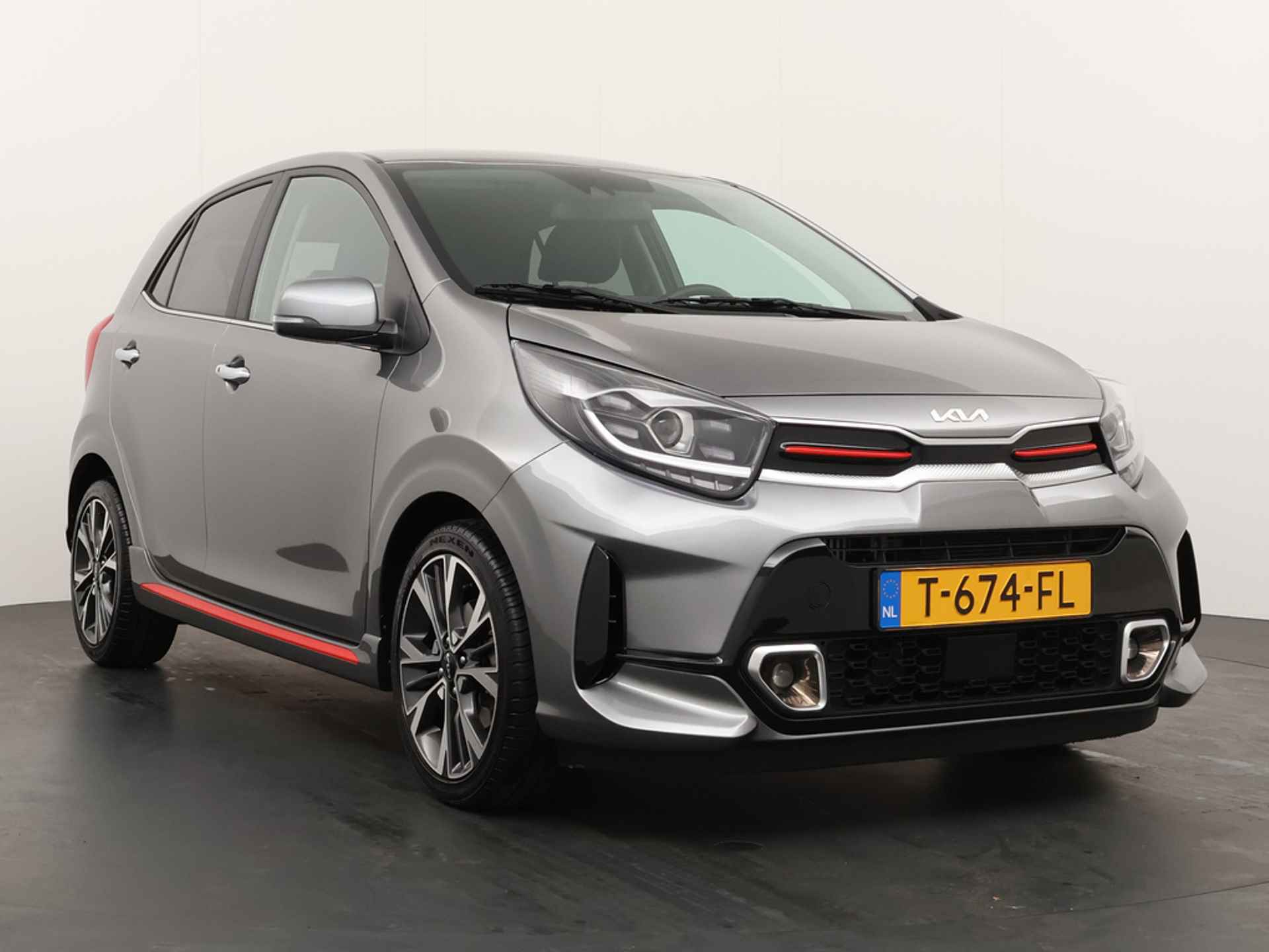 Kia Picanto 1.0 T-GDi GT-Line 5p 100PK! - Cruise Control - Leder - Climate Control - Navigatie - Apple/Android Carplay - Fabrieksgarantie Tot 2030 - 11/50