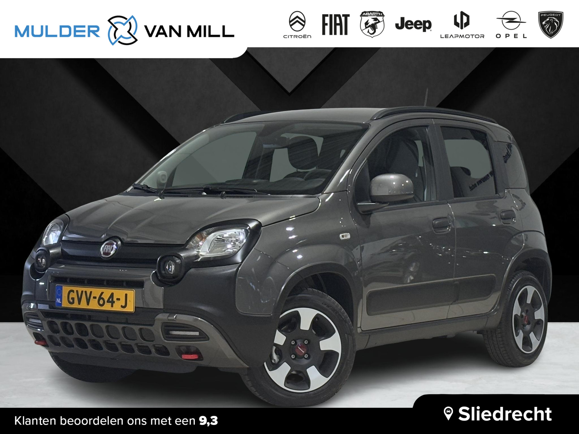 Fiat Panda 5-deurs Cross 1.0 Hybrid 70pk H6 | CLIMA | HOGE INSTAP! | APPLE CARPLAY / ANDROID AUTO | PARKEERSENSOREN | DAB+ |