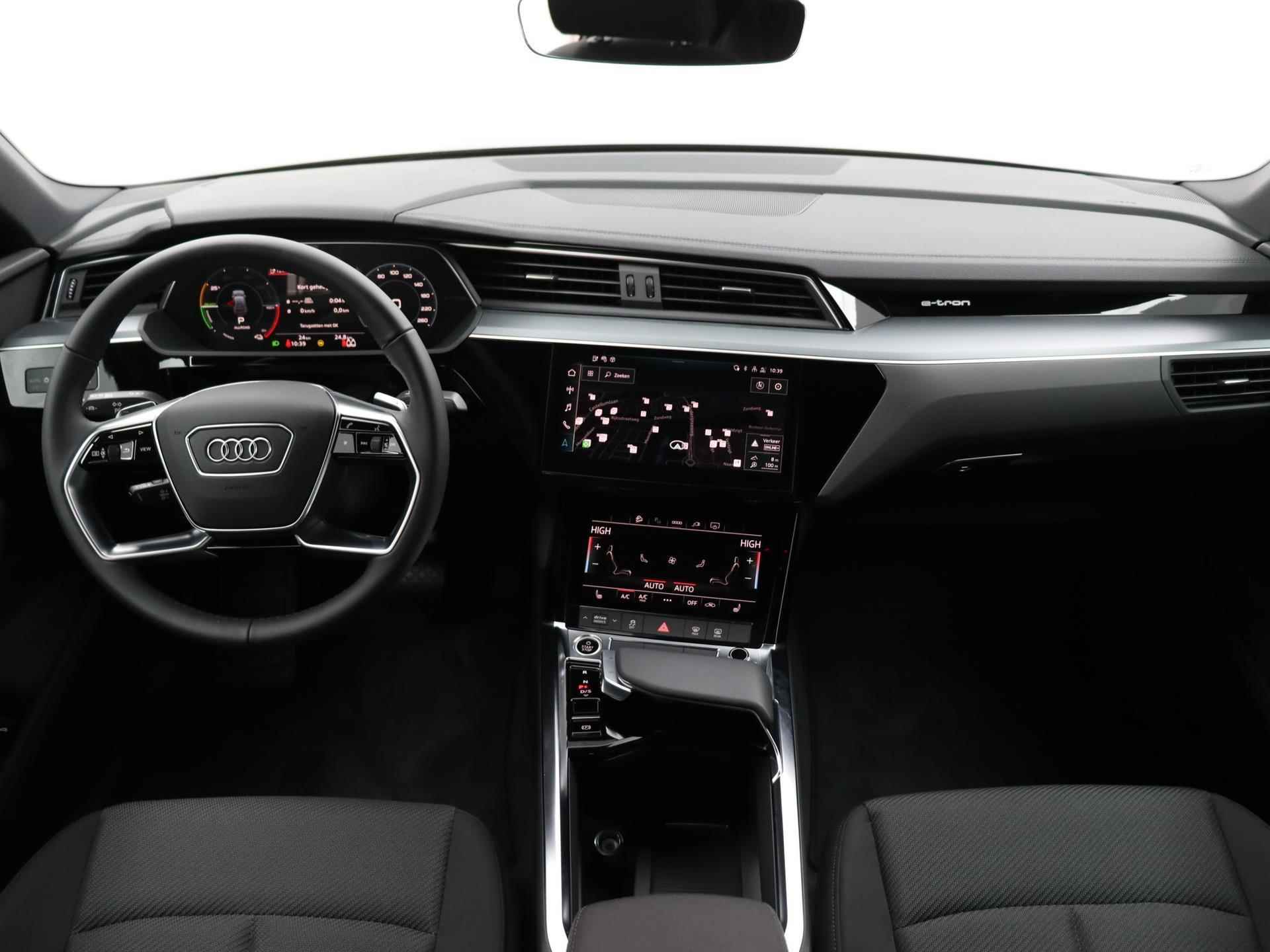 Audi e-tron Sportback 55 quattro edition 95 kWh | Navigatie | Apple carplay | 20 Inch velgen | Stoelverwarming | Airco | Parkeersensoren | Stoelverwarming | - 32/39