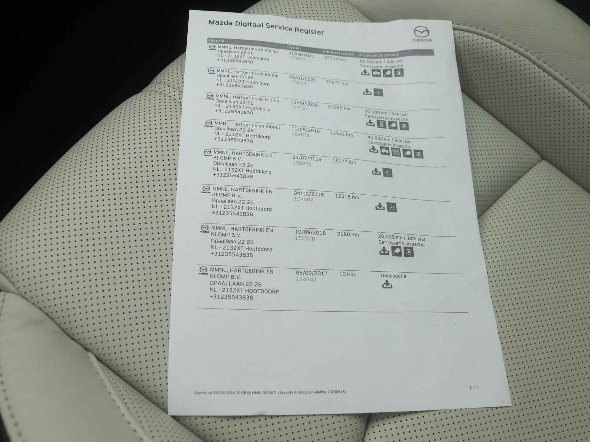 Mazda 3 2.0 SkyActiv-G GT-M automaat : dealer onderhouden - 43/49