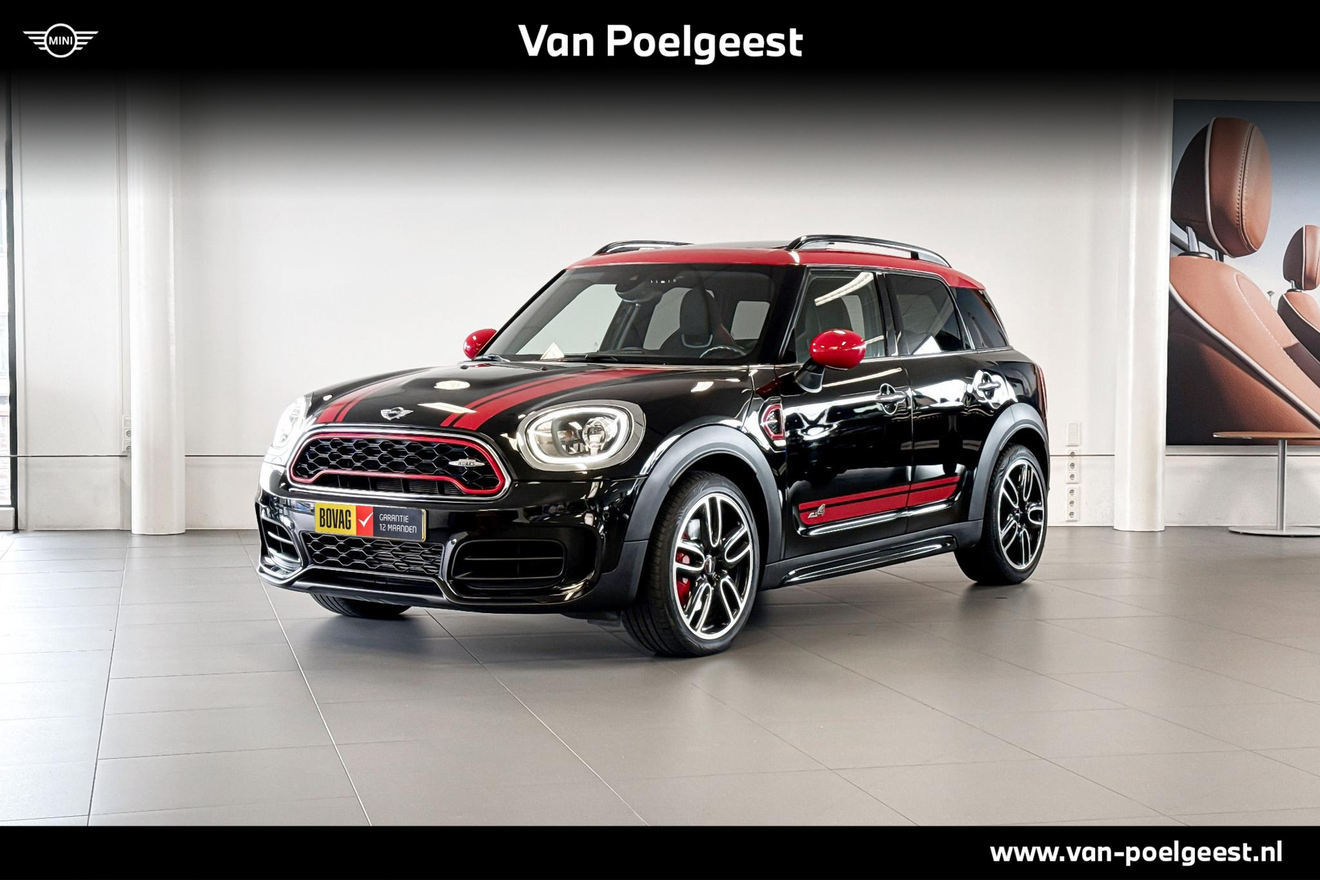 MINI Countryman 2.0 John Cooper Works ALL4 Chili | JCW | Stoelverwarming | Glazen Panoramadak | Achteruitrijcamera |