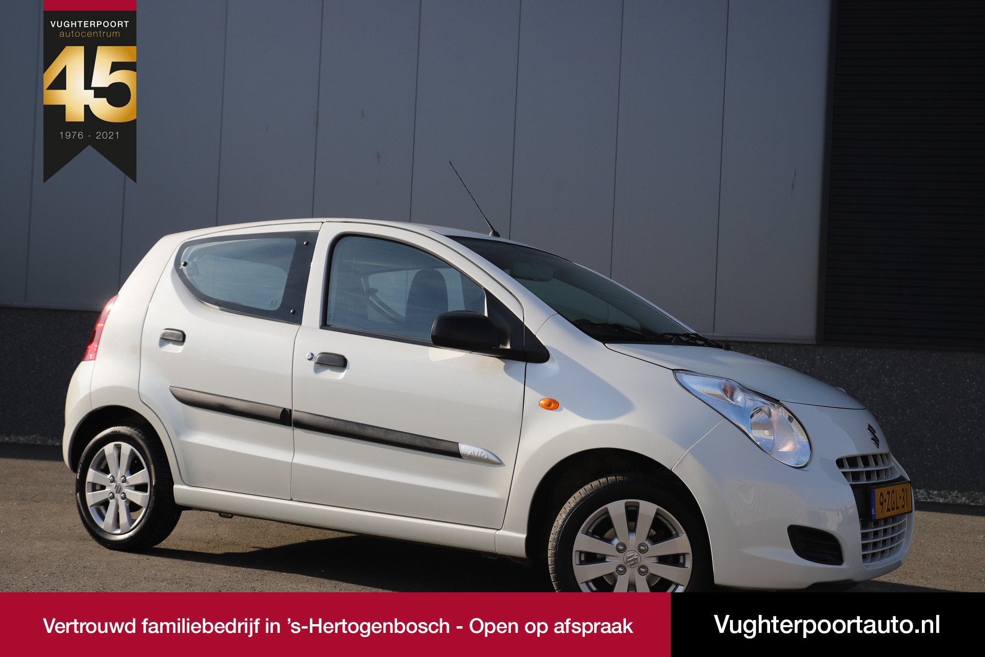 Suzuki Alto 1.0 Celebration 5drs Airco/ Pearl white/Zuinig & €23 per mnd