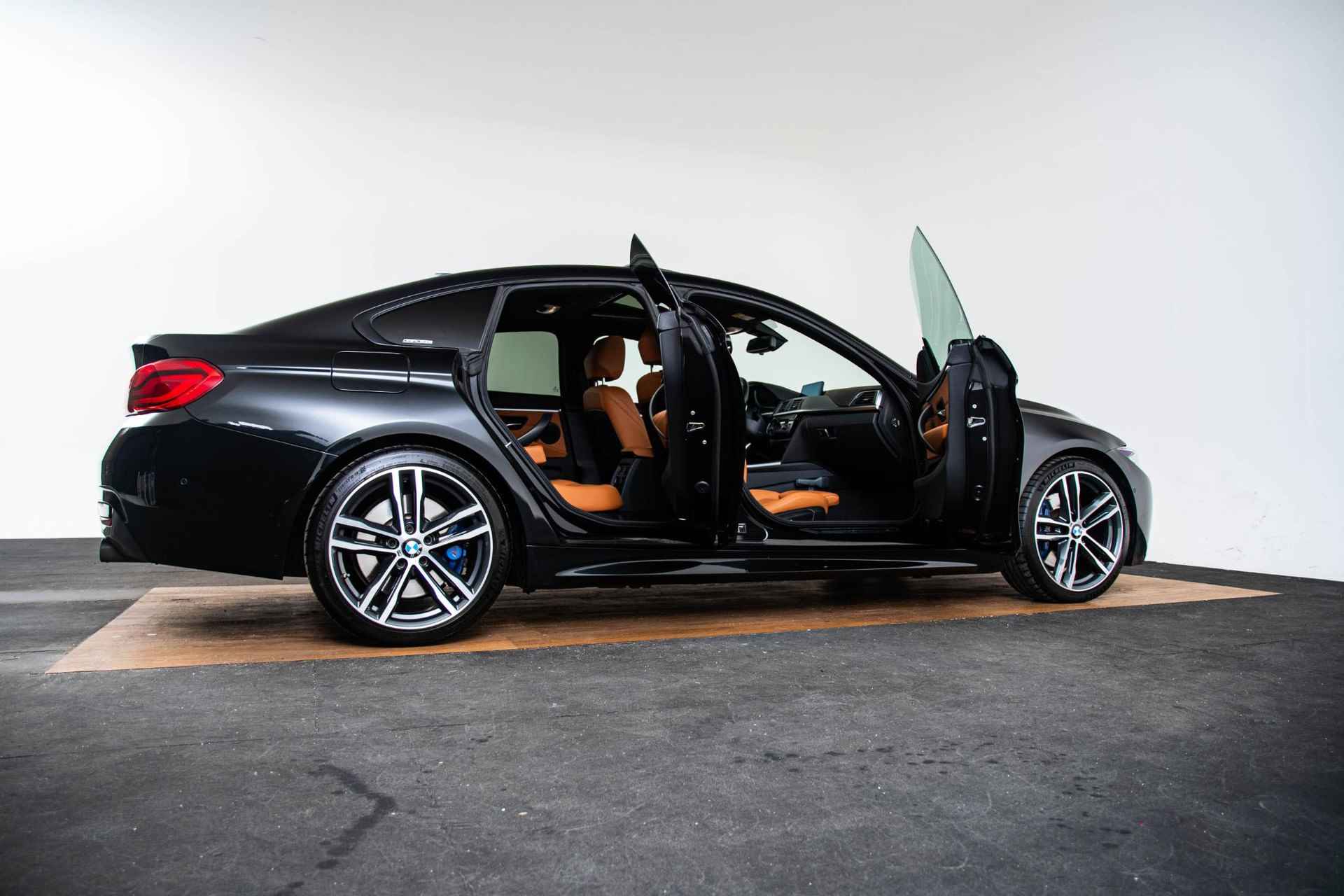 BMW 4-serie Gran Coupé 420i High Executive M Sport - schuif-/kanteldak - Comfort Access - Park Assistant - Elektrische verstelbare/verwarmde Stoelen - Head Up - Hifi - Getinte Ruiten - Middenarmsteun voor - - 9/71