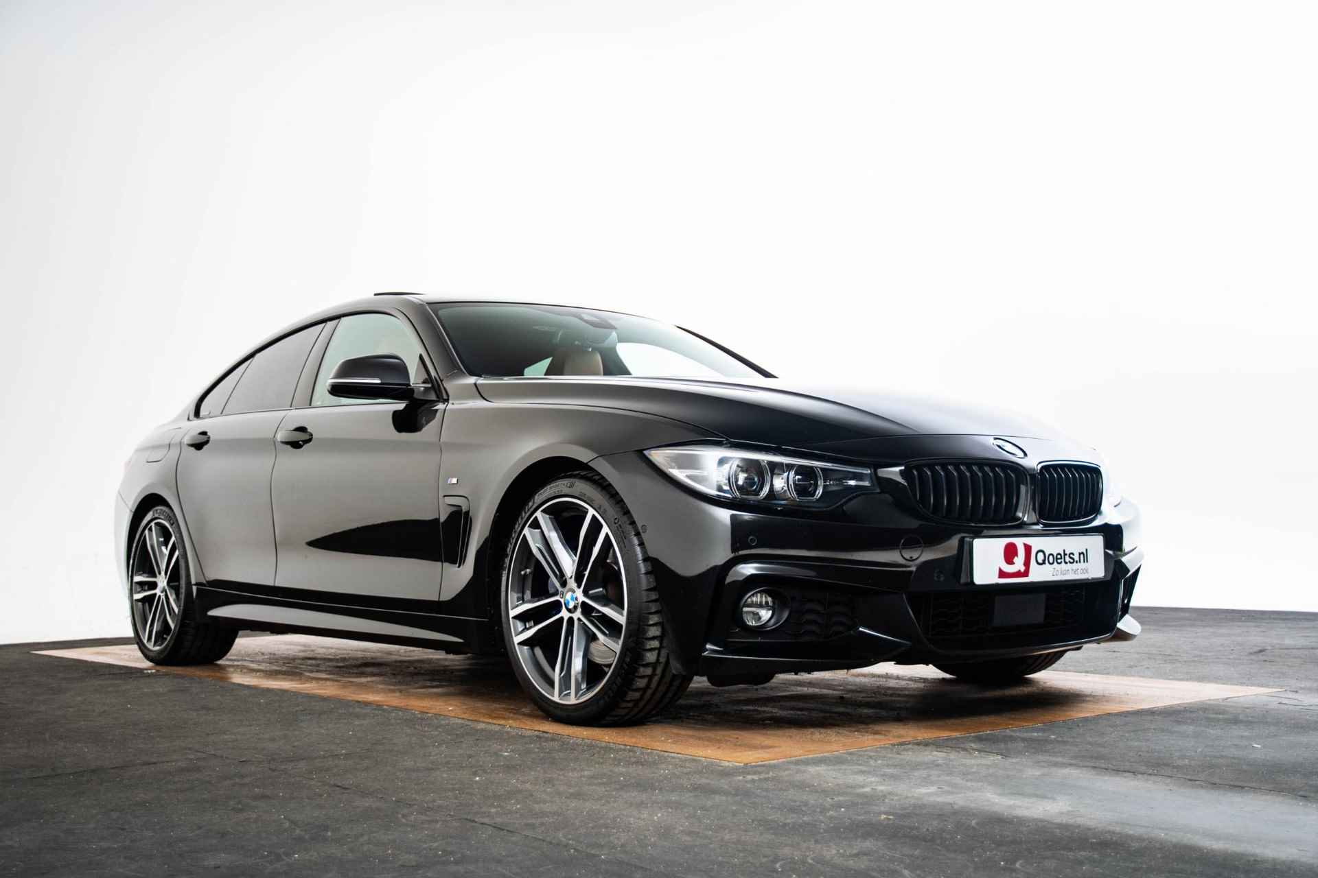 BMW 4-serie Gran Coupé 420i High Executive M Sport - schuif-/kanteldak - Comfort Access - Park Assistant - Elektrische verstelbare/verwarmde Stoelen - Head Up - Hifi - Getinte Ruiten - Middenarmsteun voor - - 70/71