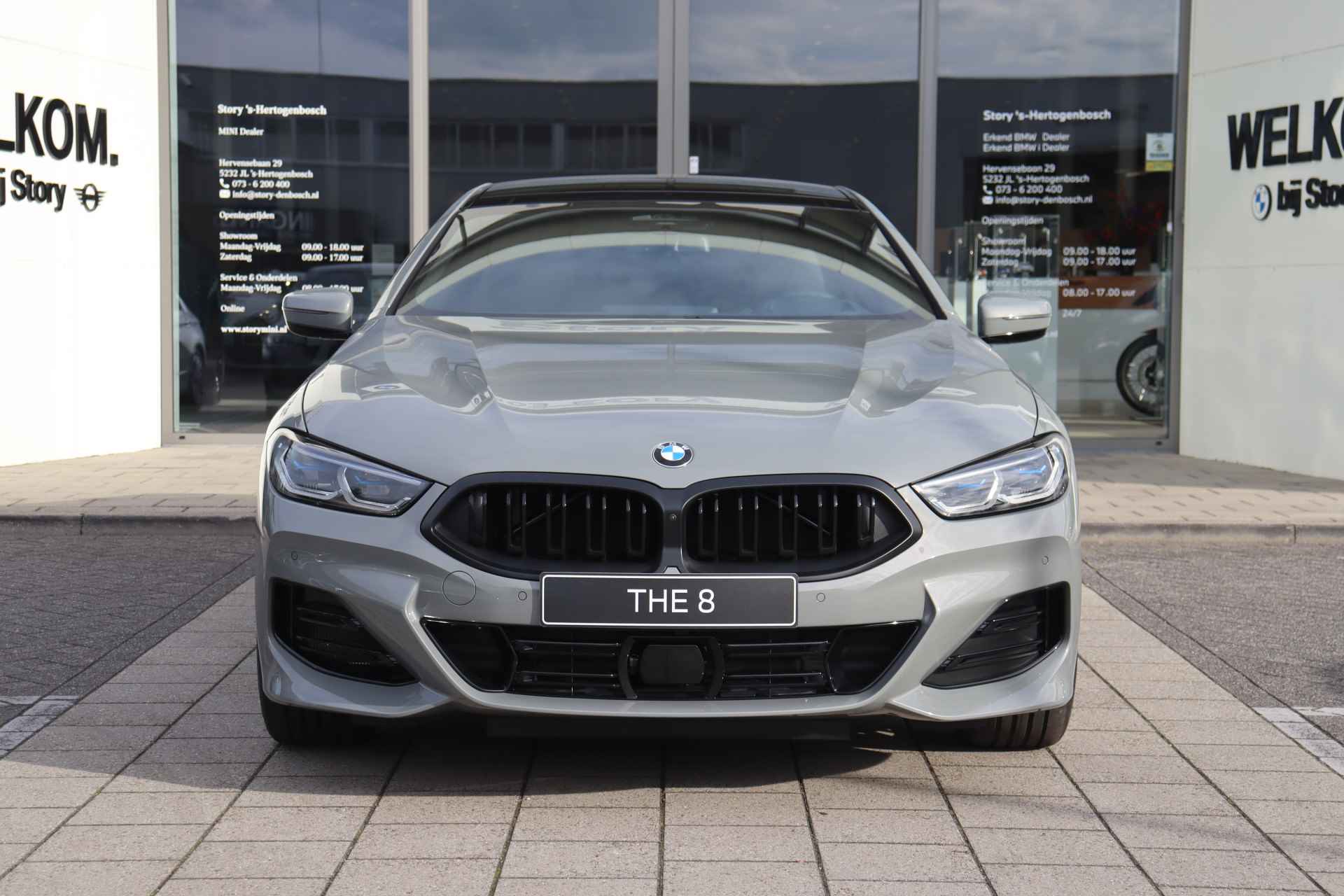 BMW 8 Serie Gran Coupé 840i xDrive High Executive M Sport Automaat / Panoramadak / Active Steering / Laserlight / Bowers & Wilkins / Driving Assistant Professional / Stoelventilatie / Soft-Close - 3/27