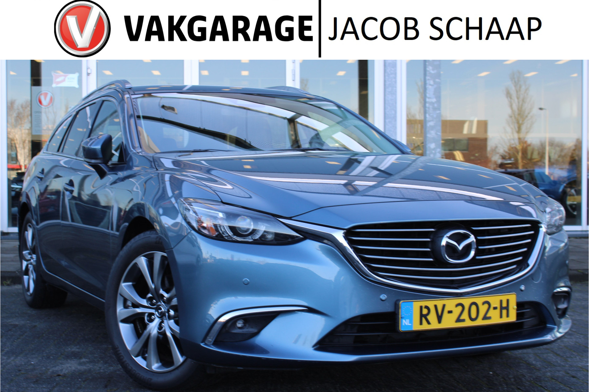 Mazda 6 Sportbreak 2.0 SkyActiv-G 165 GT-M / Leer / Elec Stoel / Climate Control / Park Assist Camera / Navigatie