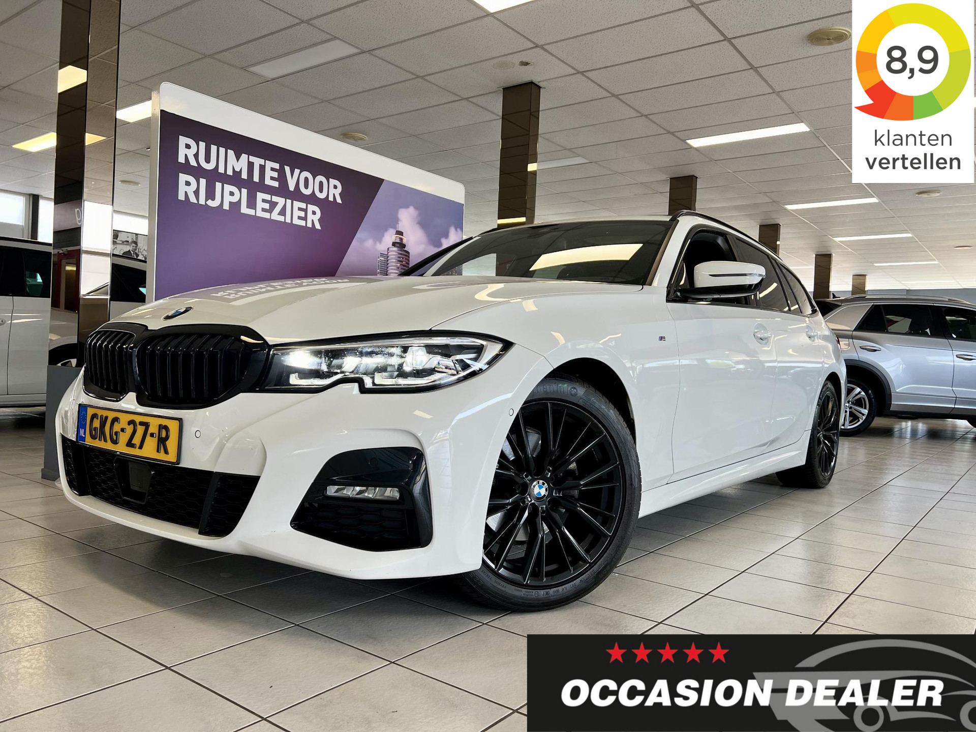 BMW 3-serie Touring 320d xDrive M-SPORT *NAVI*APP*CAM*LM18*KEYL*