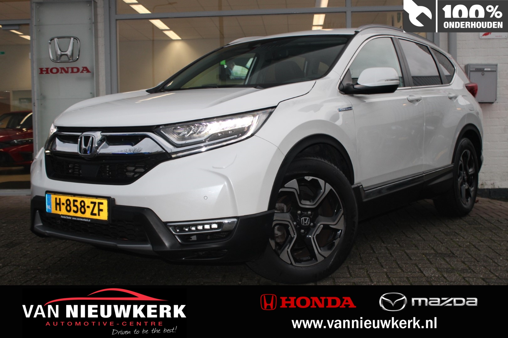 HONDA CR-V 2.0 HYBRID 184pk Automaat Lifestyle | Navi | Trekhaak | Leder | Blind Spot