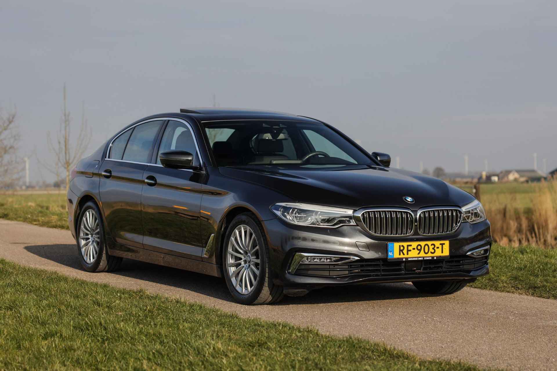 BMW 5-serie 520d High Executive ✅ Leder ✅ Schuifdak ✅ 360CAM - 39/42