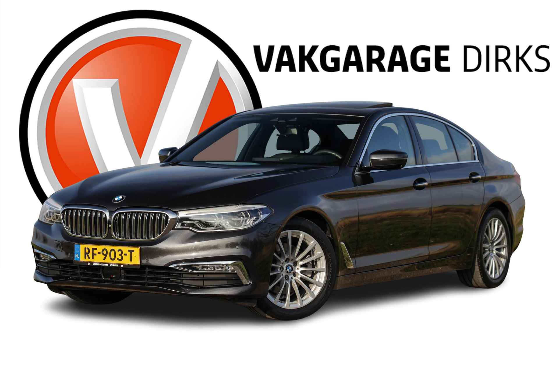 BMW 5-serie 520d High Executive ✅ Leder ✅ Schuifdak ✅ 360CAM - 1/42