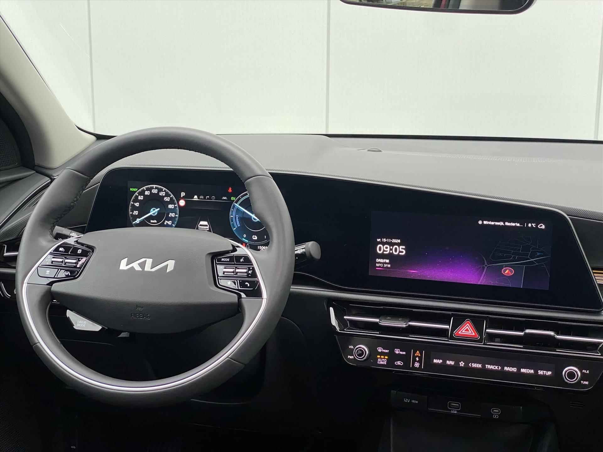 KIA Niro 1.6 GDi Hybrid 141pk DCT6 DynamicPlusLine | Camera | Navigatie | Leder | CarPlay | Elektrische kofferbak | KeyLess | Head-up display | - 14/46