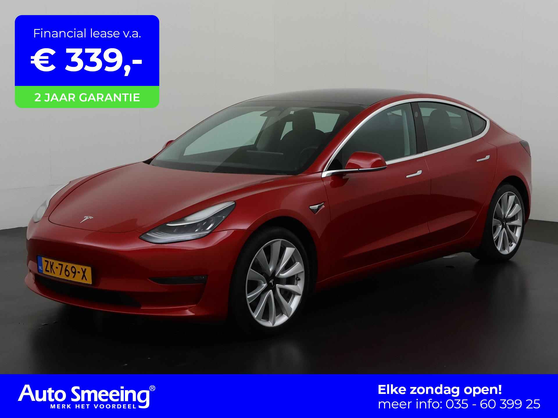 Tesla Model 3 Long Range AWD 75 kWh | 19'' | Panoramadak | Zondag Open! - 1/44