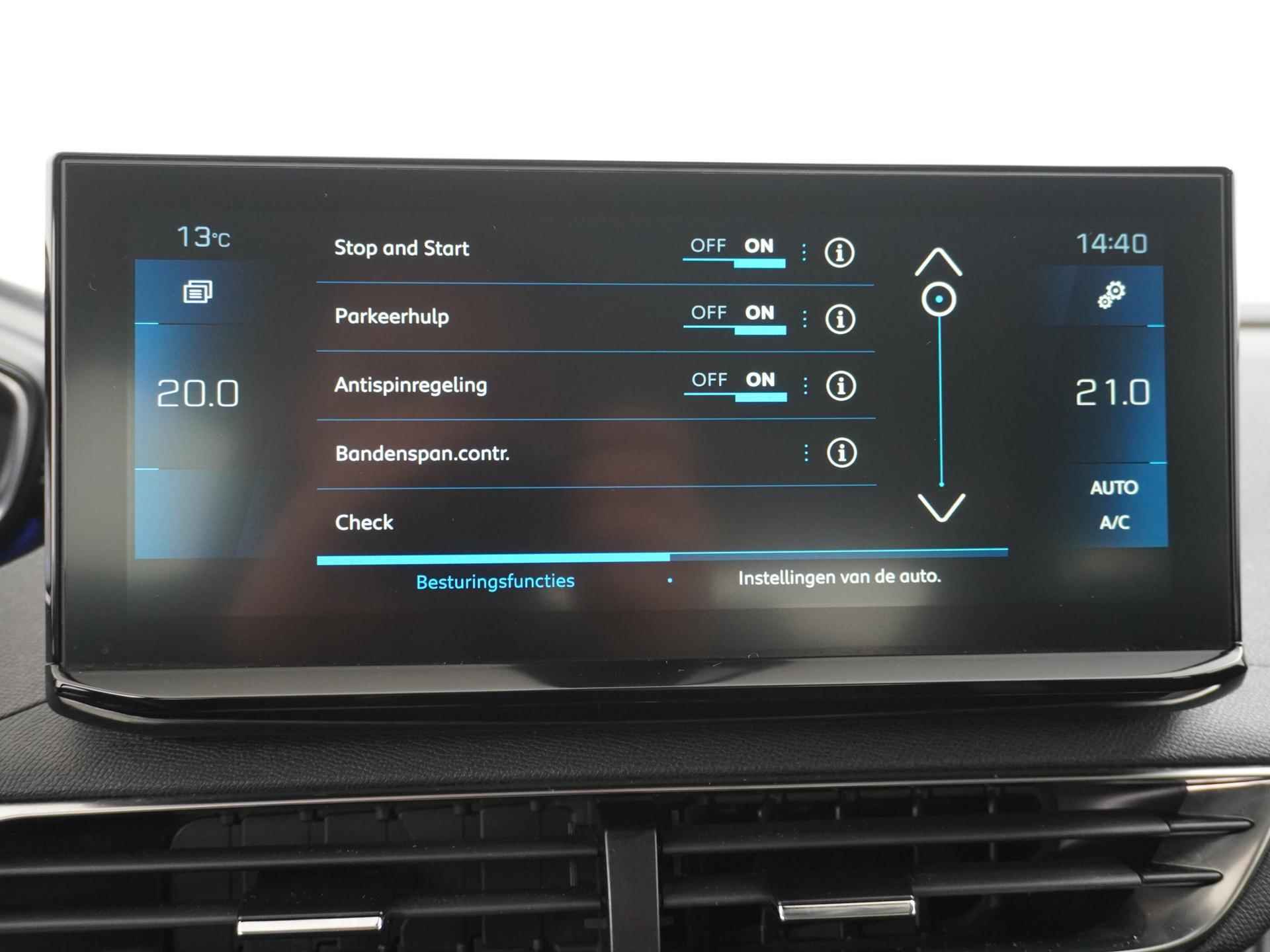 Peugeot 5008 SUV Active Pack 130 pk Automaat | Navigatie | Achteruitrijcamera | Parkeersensoren Achter | Keyless Start | LED Koplampen | Lederen Stuurwiel | Climate Control | Cruise Control | 17" Lichtmetalen Velgen | Apple Carplay/Android Auto | - 38/50