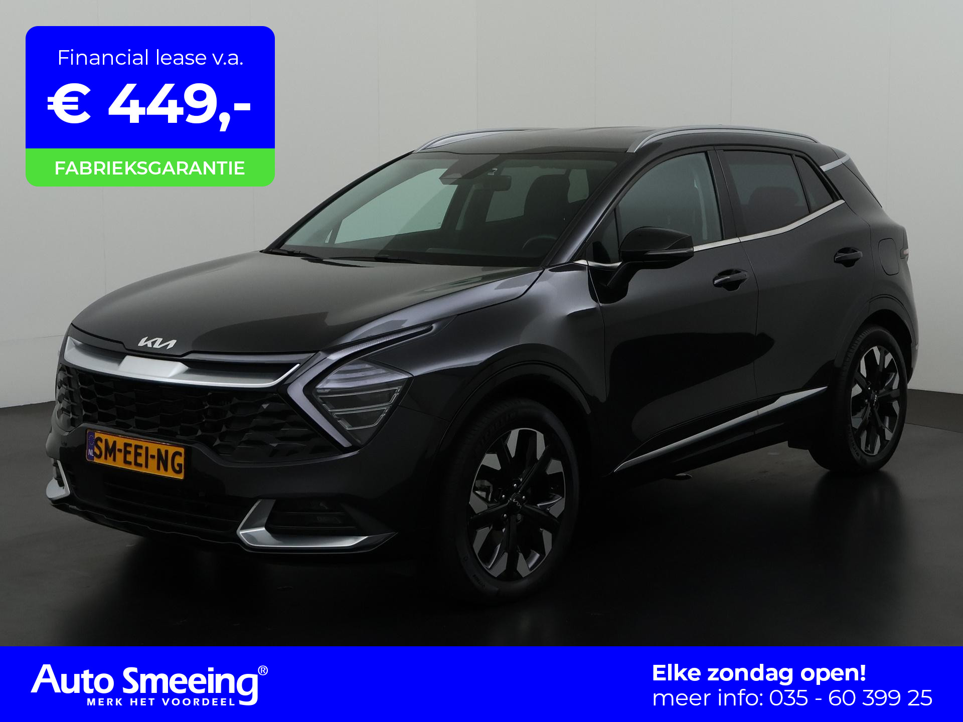 Kia Sportage 1.6 T-GDi Plug-in Hybrid AWD DynamicPlusLine | Elek Stoelbed. | Camera | PHEV | Zondag Open!