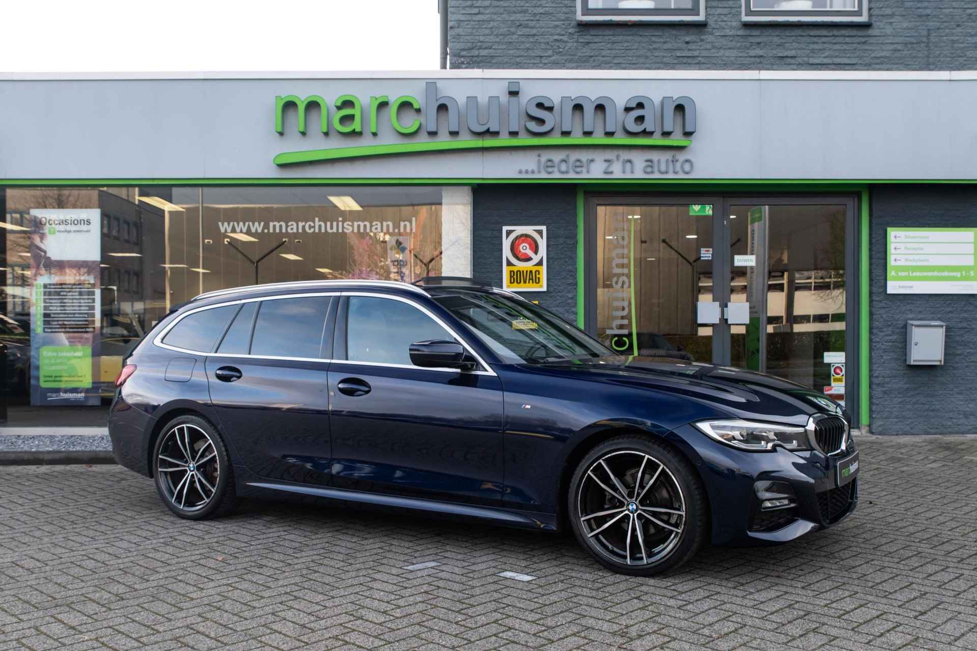 BMW 3-serie Touring 318i High Executive M SPORT / PANODAK / HARMAN KARDON / LEDER - 6/52