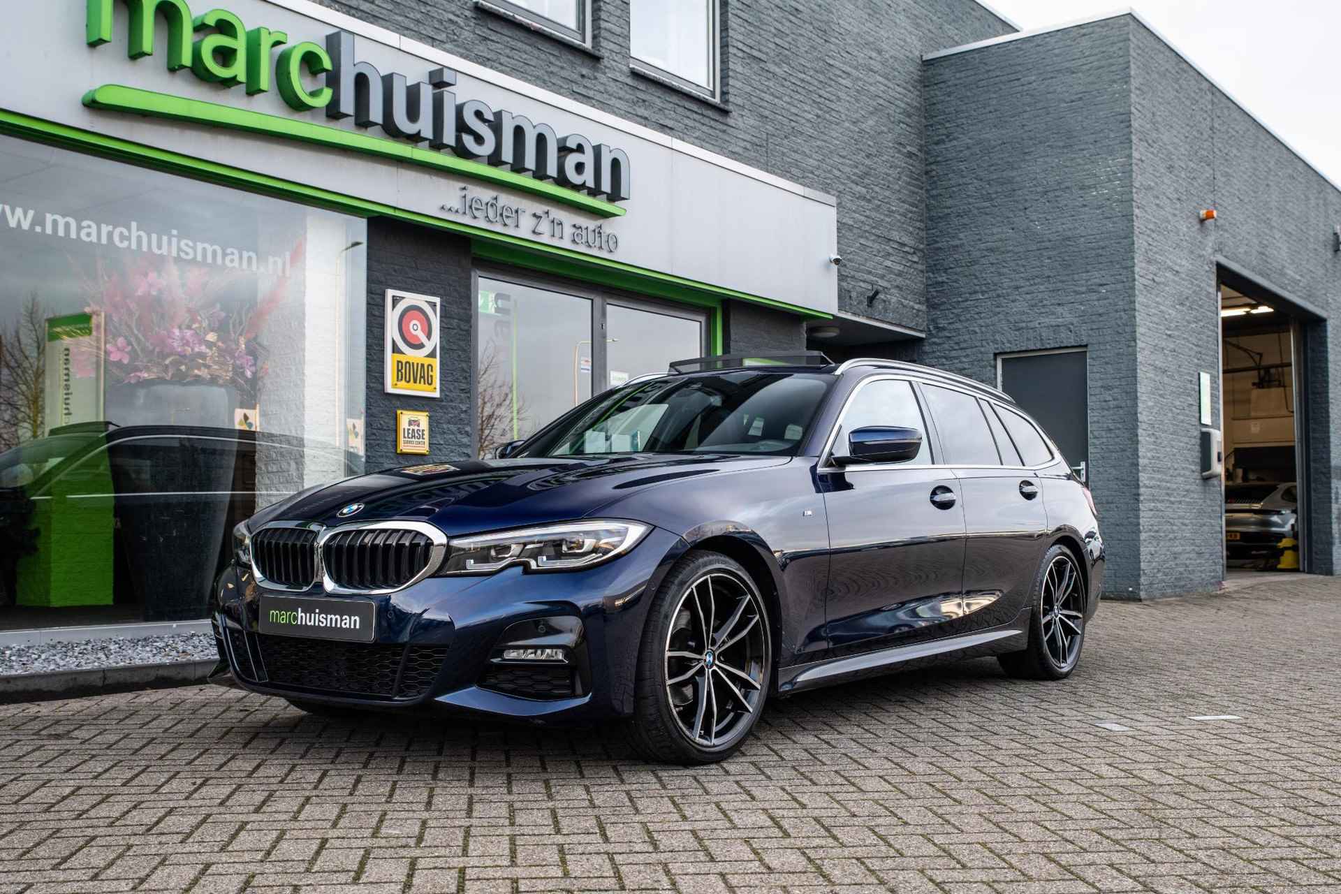 BMW 3-serie Touring 318i High Executive M SPORT / PANODAK / HARMAN KARDON / LEDER - 22/52