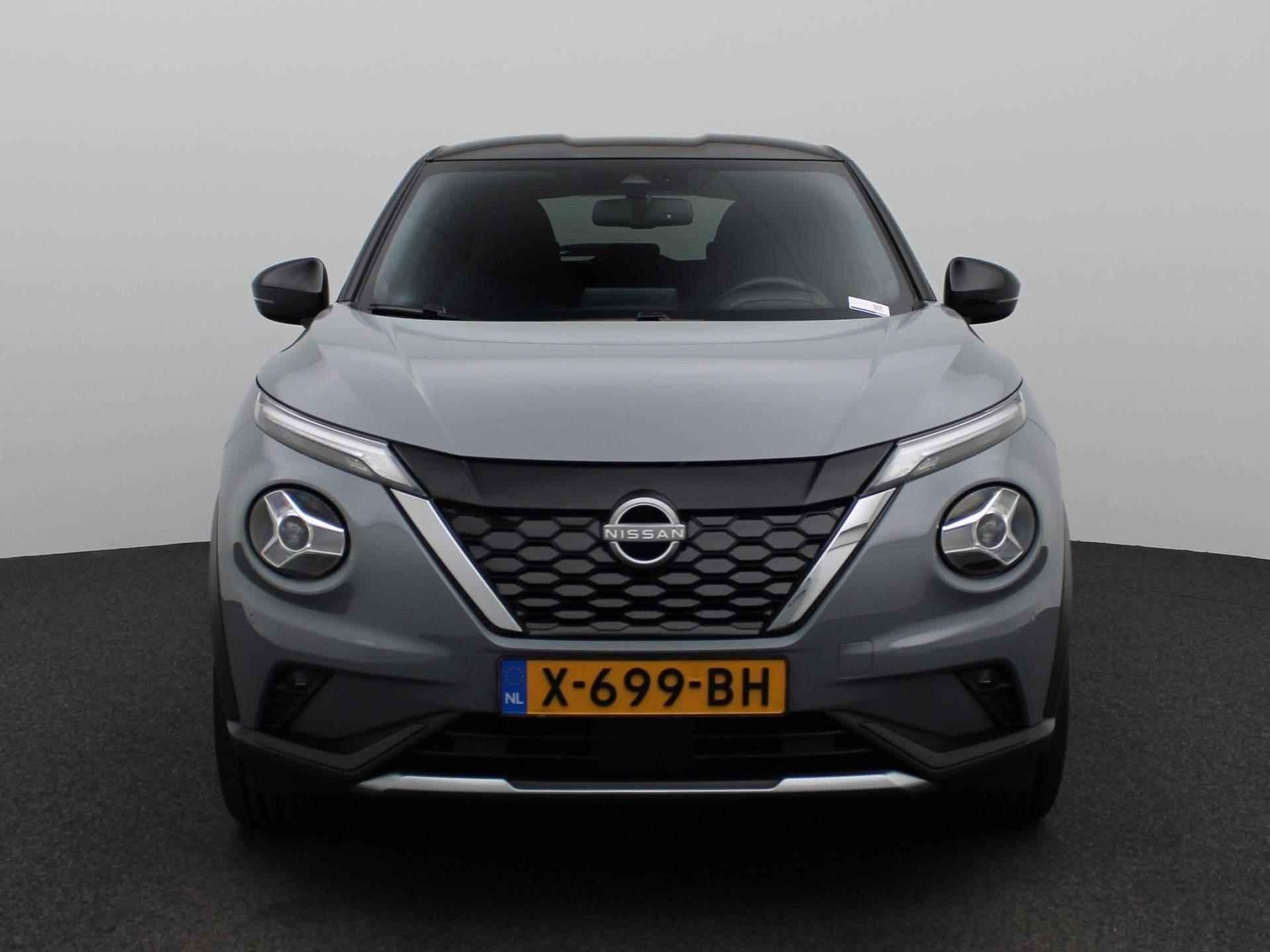 Nissan Juke 1.6 Hybrid N-Design 143pk | Automaat | Navigatie | Achteruitrijcamera | Half-Leder | Parkeersensoren voor & achter | Apple CarPlay & Android Auto - 4/42