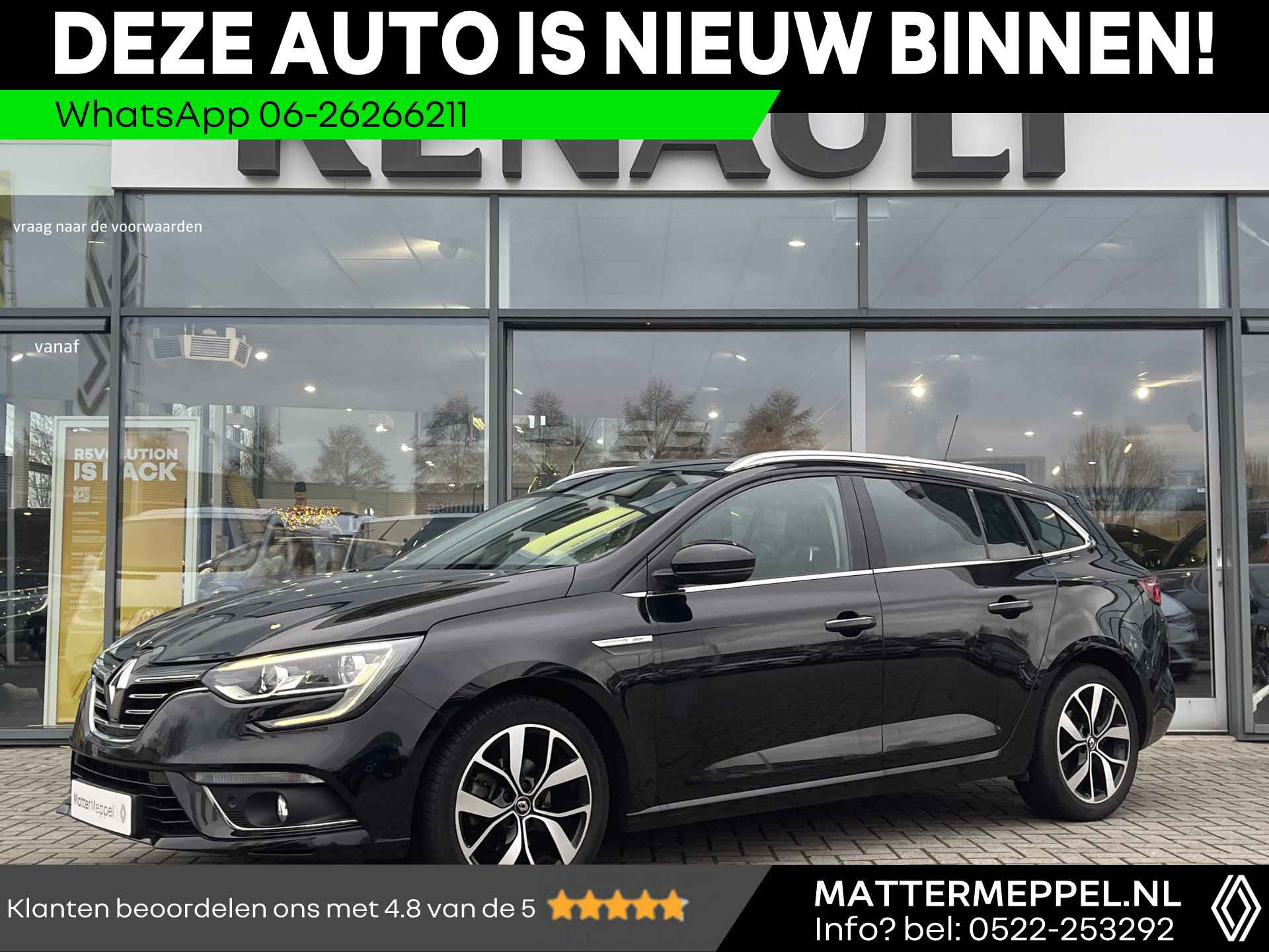 Renault Mégane Estate 1.3 TCe Bose | Trekhaak | NL Auto | Apple CarPlay/Android Auto | Automatisch Parkeren | Climate Control | Naviagtie | Dodehoek - 1/31