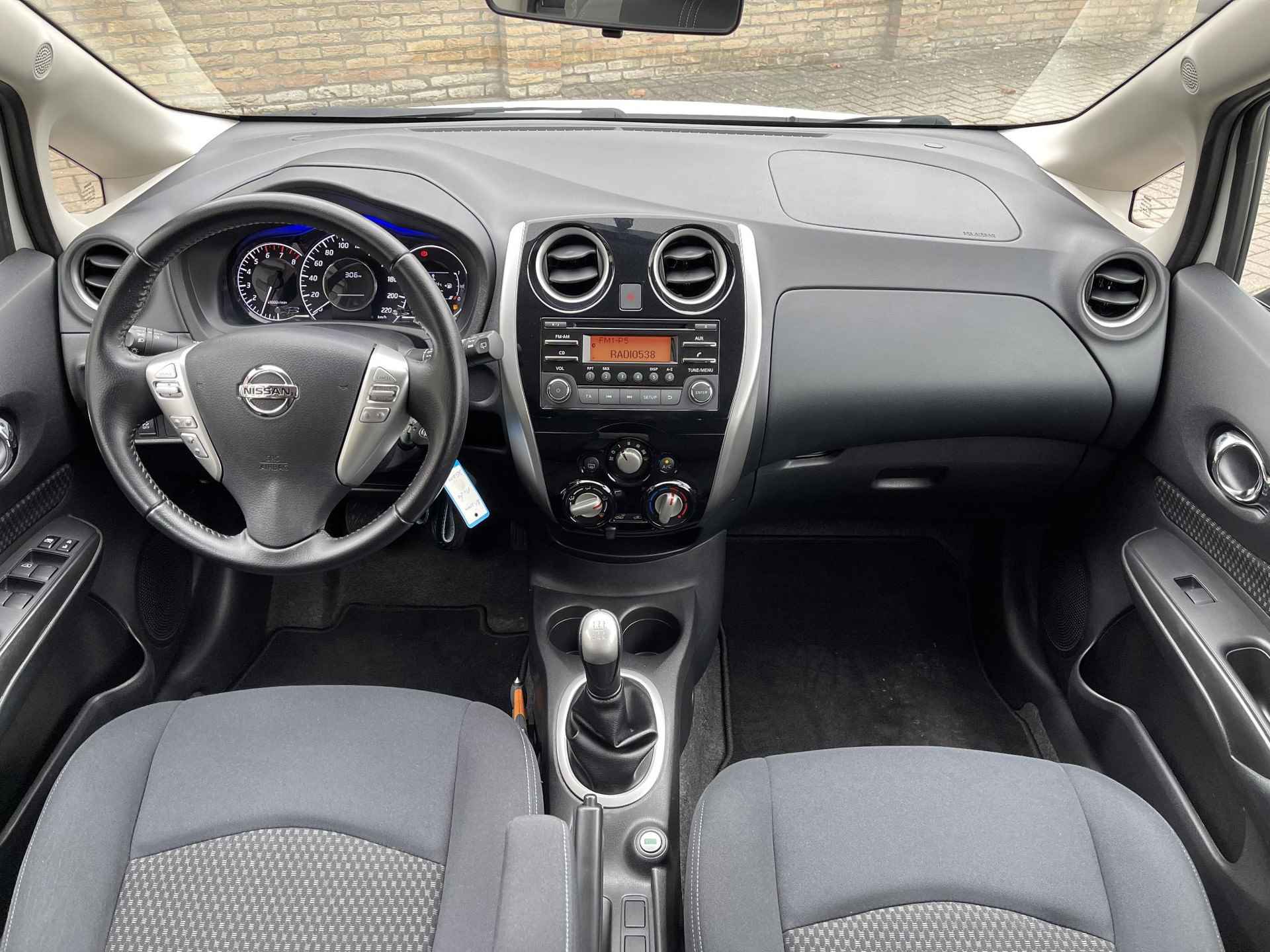 Nissan Note 1.2 Acenta | Trekhaak | Cruise Control | Achterbank Verstelbaar | Airco | Bluetooth Tel. | Elek. Ramen + Spiegels | Rijklaarprijs! - 13/28