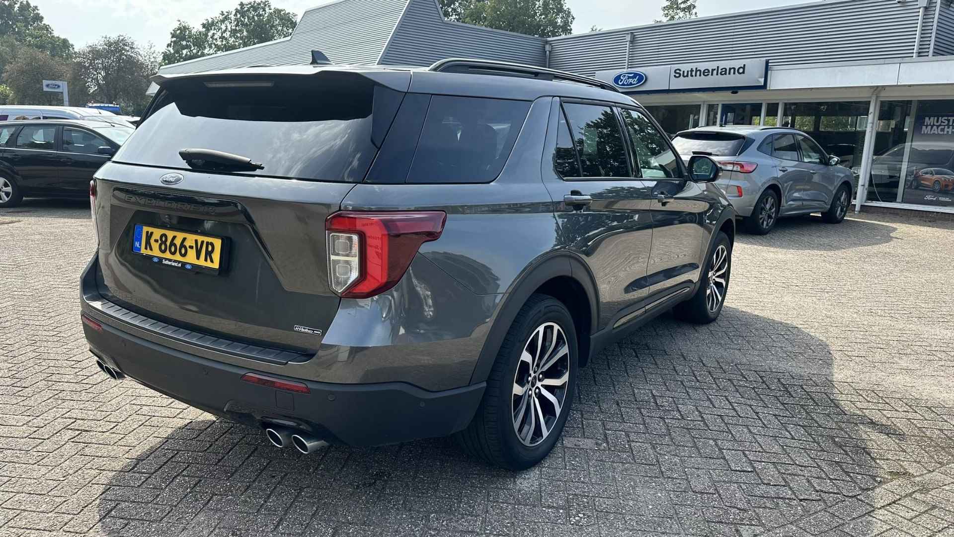 Ford Explorer 3.0 V6 EcoBoost PHEV ST-Line 456pk  7pers | Panorama dak | Adaptieve Cruise | Stoelverwarming | Dodehoeksensoren - 4/26