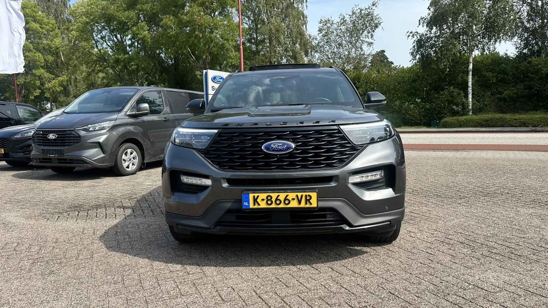 Ford Explorer 3.0 V6 EcoBoost PHEV ST-Line 456pk  7pers | Panorama dak | Adaptieve Cruise | Stoelverwarming | Dodehoeksensoren - 10/26