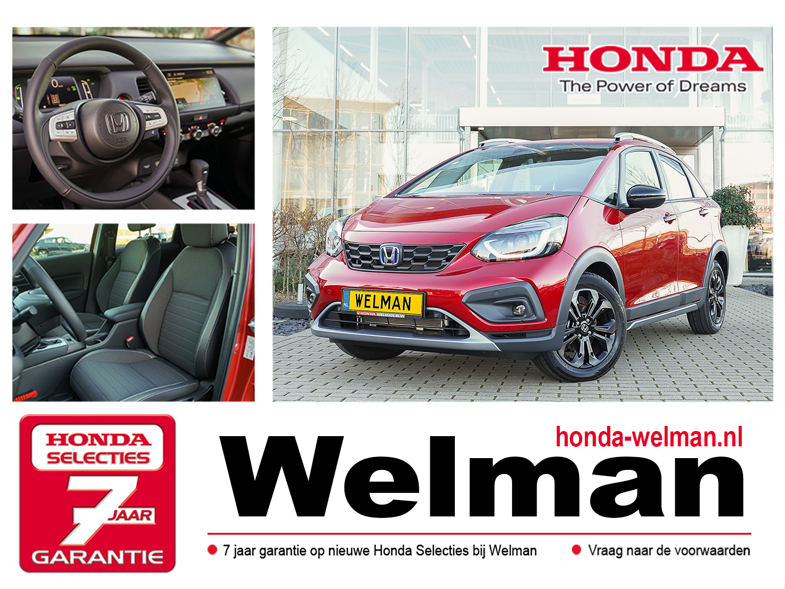 Honda Jazz 1.5i e:HEV ADVANCE CROSSTAR - AKTIE - NIEUW - CAMERA