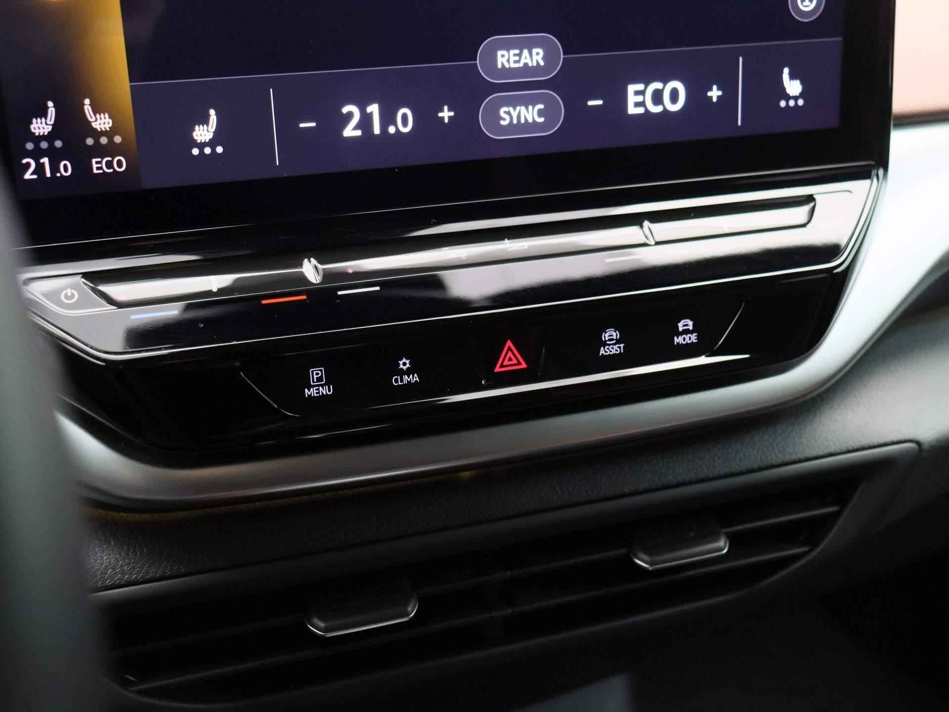 Volkswagen ID.4 Pro 77 kWh | HEAD-UP DISPLAY | ACHTERUITRIJCAMERA | PARKEERSENSOREN | IQ.LIGHT | STOELVERWARMING | CLIMATE CONTROL | APP CONNECT | HALF LEDER - HALF ALCANTARA | - 22/49