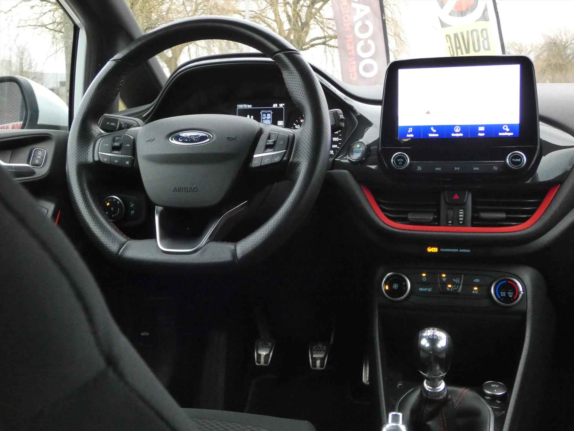 FORD Fiesta 1.0 EcoBoost 125pk 5dr ST-Line | Carplay | Navigatie | 17"inch | - 5/38