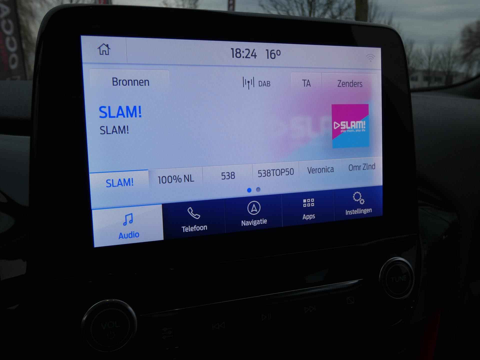 FORD Fiesta 1.0 EcoBoost 125pk 5dr ST-Line | Carplay | Navigatie | 17"inch | - 28/38