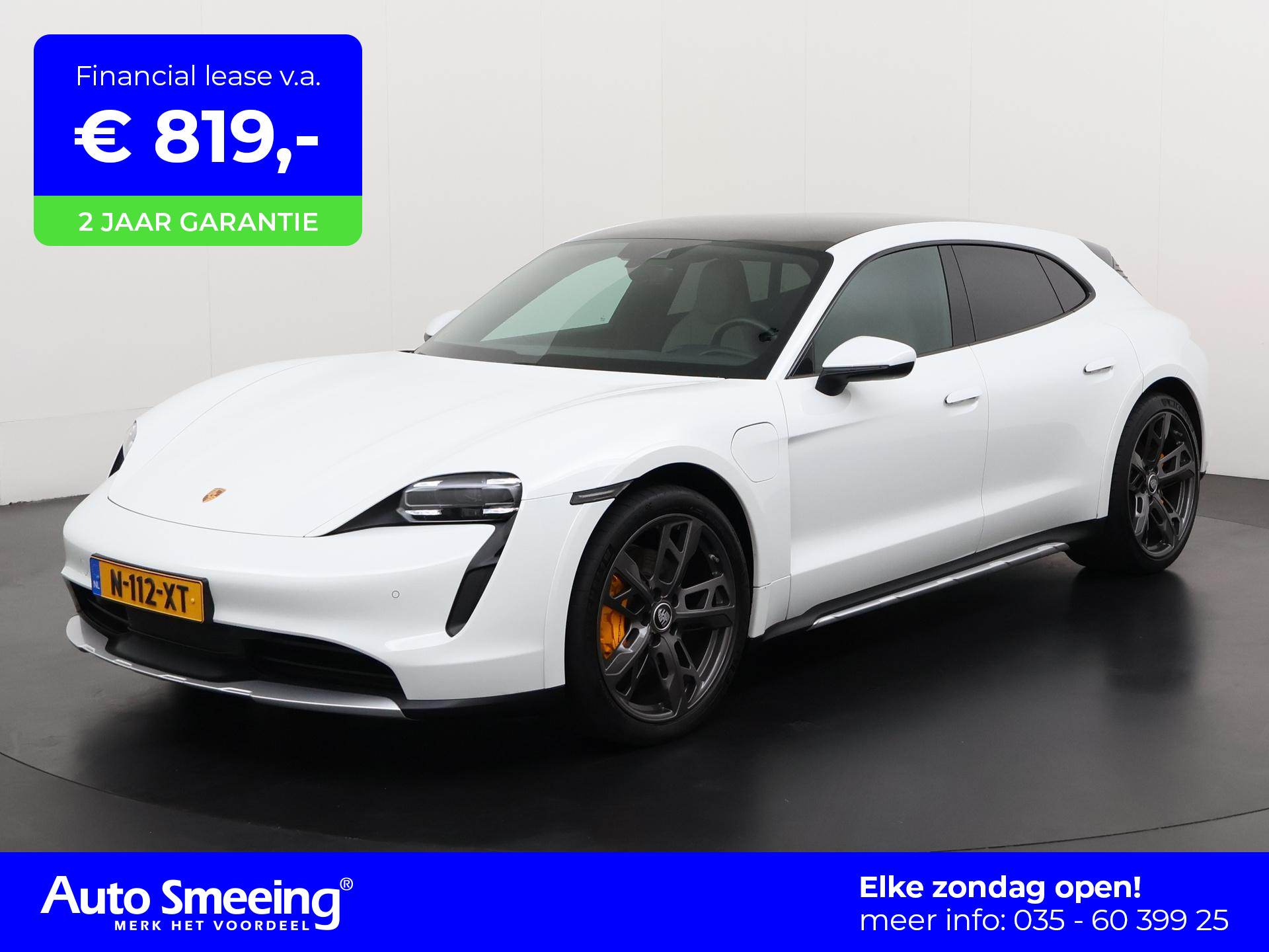 Porsche Taycan Cross Turismo 4 93 kWh | 1e Eigenaar | 381pk | 21" | Panoramadak | Leder | Zondag Open!