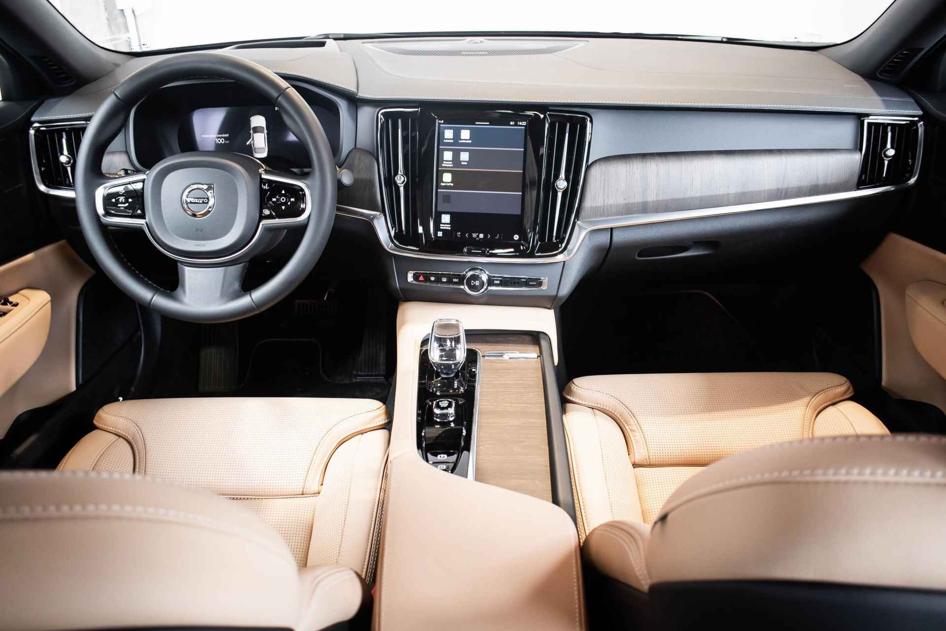 Volvo S90 B5 Automaat Ultimate Bright | 360º camera | Panoramadak | Geventileerde stoelen | Parkeerverwarming | Harman Kardon premium audio | 20'' Lichtmetalen velgen | Adaptive cruise control - 15/31