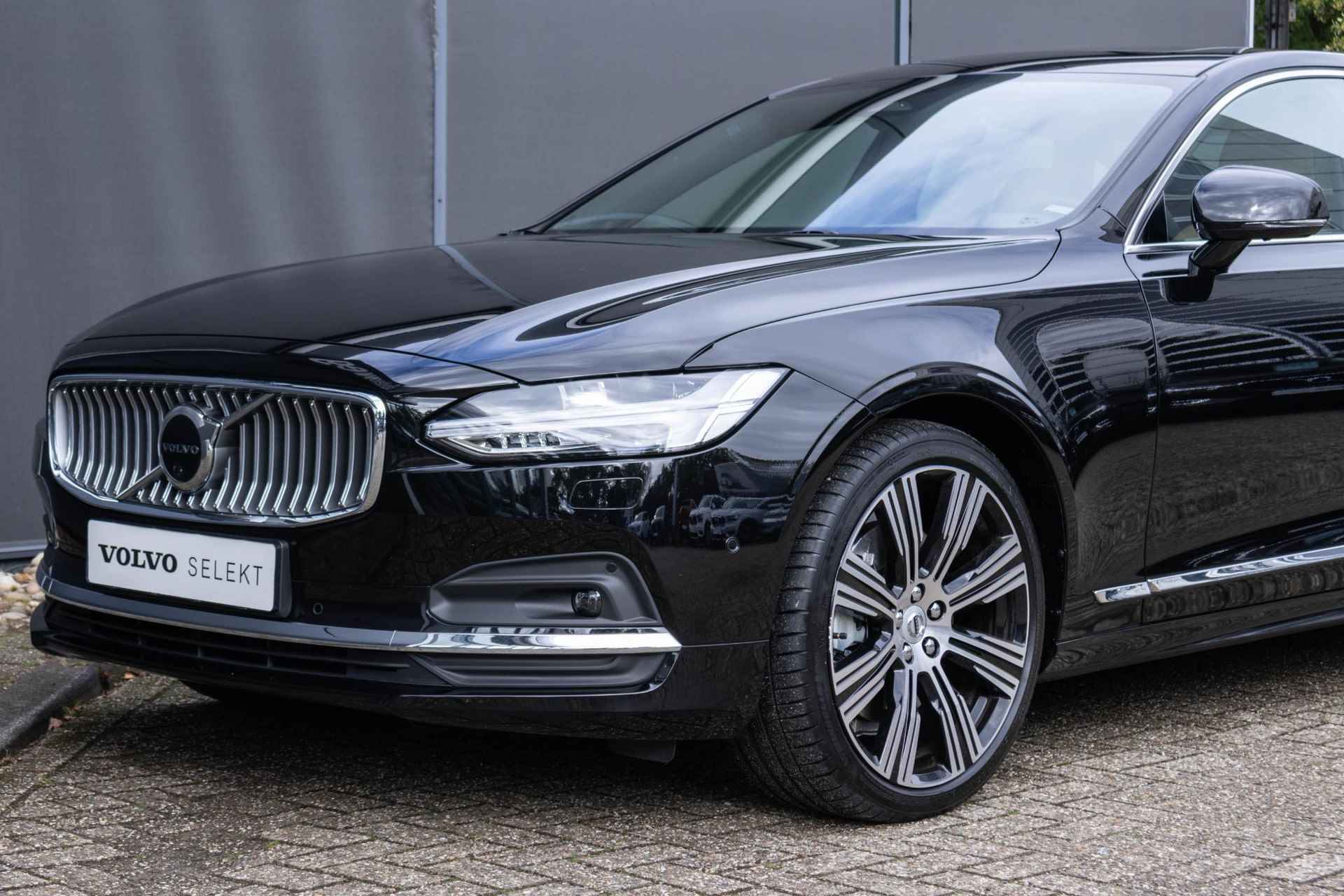 Volvo S90 B5 Automaat Ultimate Bright | 360º camera | Panoramadak | Geventileerde stoelen | Parkeerverwarming | Harman Kardon premium audio | 20'' Lichtmetalen velgen | Adaptive cruise control - 9/44