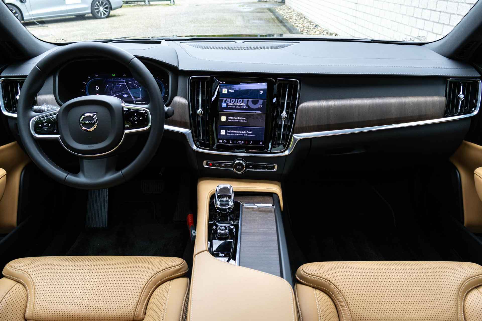 Volvo S90 B5 Automaat Ultimate Bright | 360º camera | Panoramadak | Geventileerde stoelen | Parkeerverwarming | Harman Kardon premium audio | 20'' Lichtmetalen velgen | Adaptive cruise control - 23/44