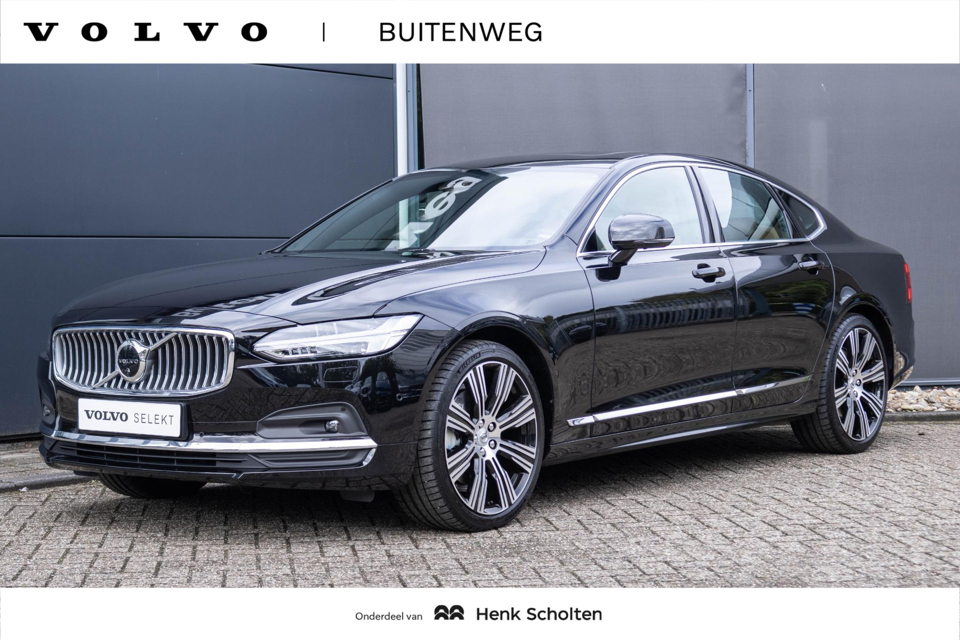 Volvo S90 B5 Automaat Ultimate Bright | 360º camera | Panoramadak | Geventileerde stoelen | Parkeerverwarming | Harman Kardon premium audio | 20'' Lichtmetalen velgen | Adaptive cruise control